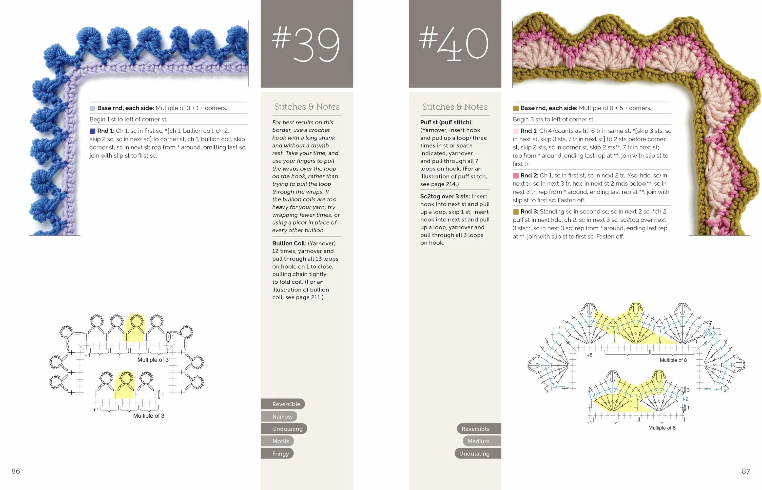 Every Which Way Crochet Borders: 139 Patterns for Customized Edgings
