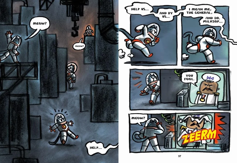 The First Cat in Space and the Wrath of the Paperclip: A Graphic Novel: 3