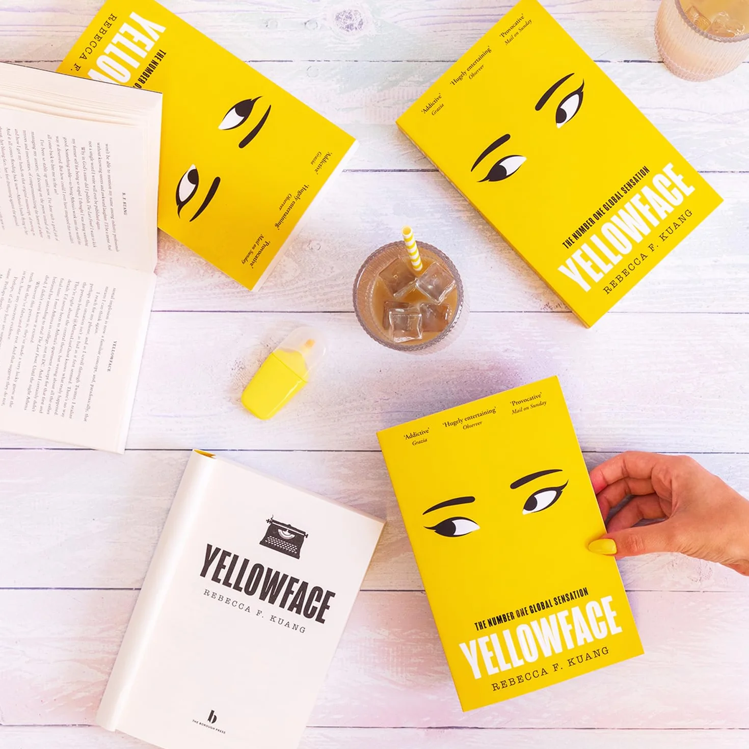 Yellowface: The instant #1 Sunday Times bestseller and Reese Witherspoon Book Club pick from author R.F. Kuang (colour may vary)