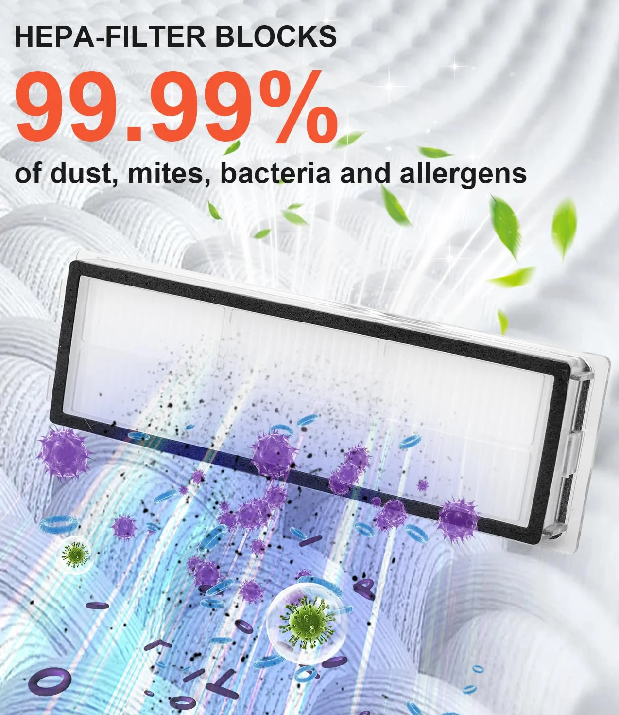 Zestaw akcesoriów do odkurzacza robota Xiaomi X20+/X10+/Dreame L10s Ultra/L10 Ultra/L10 Prime, 1 szczotka główna, 4 filtry, 4 nakładki na mopa, 6 szczotek bocznych, 6 worków na kurz
