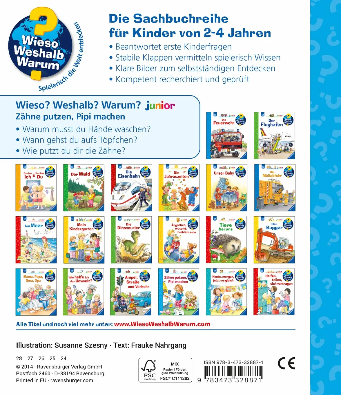 Wieso? Weshalb? Warum? junior, Band 52: Zähne putzen, Pipi machen