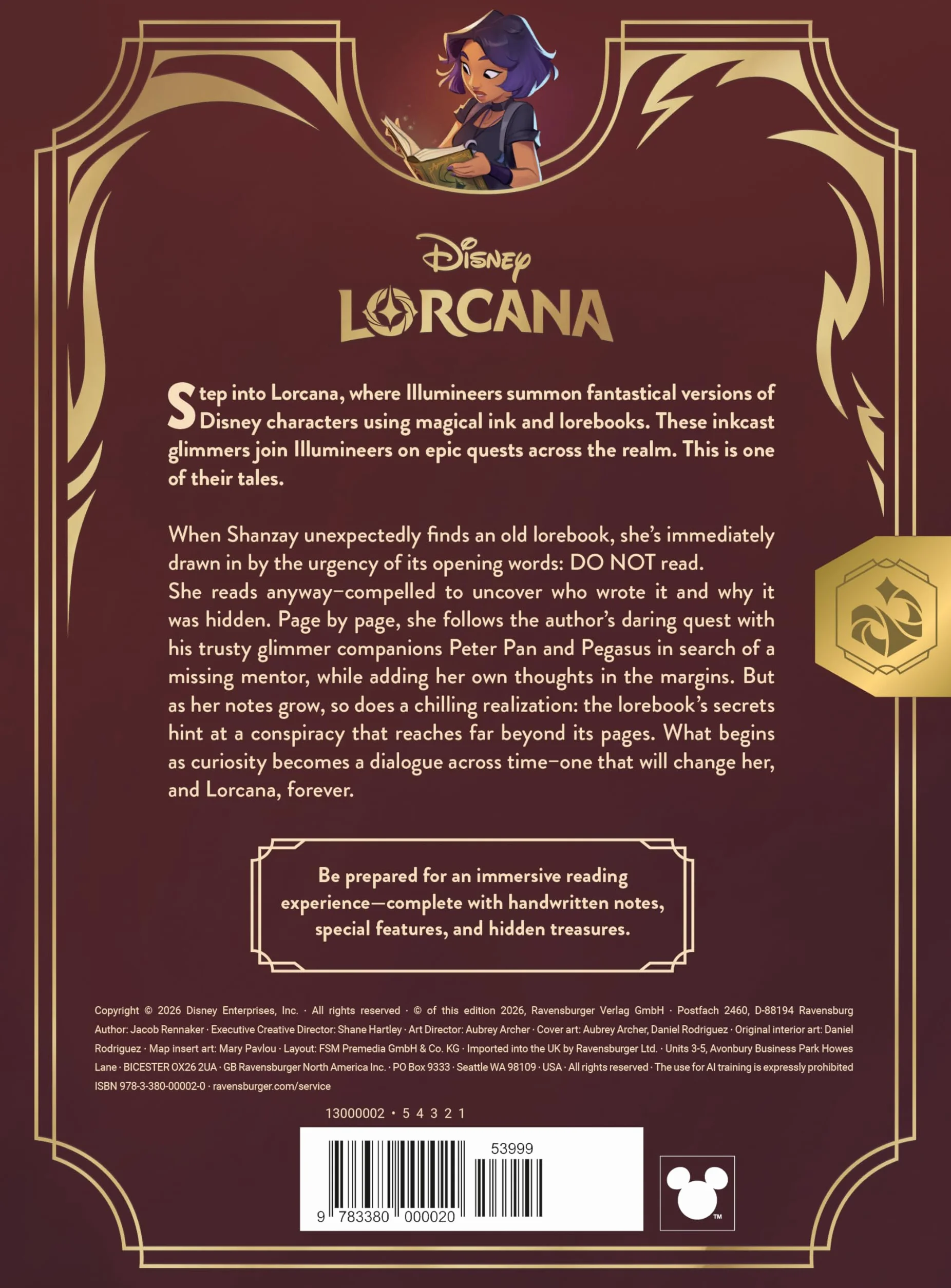 Disney Lorcana - Quest of Wonders. An Illumineer's Lorebook EN