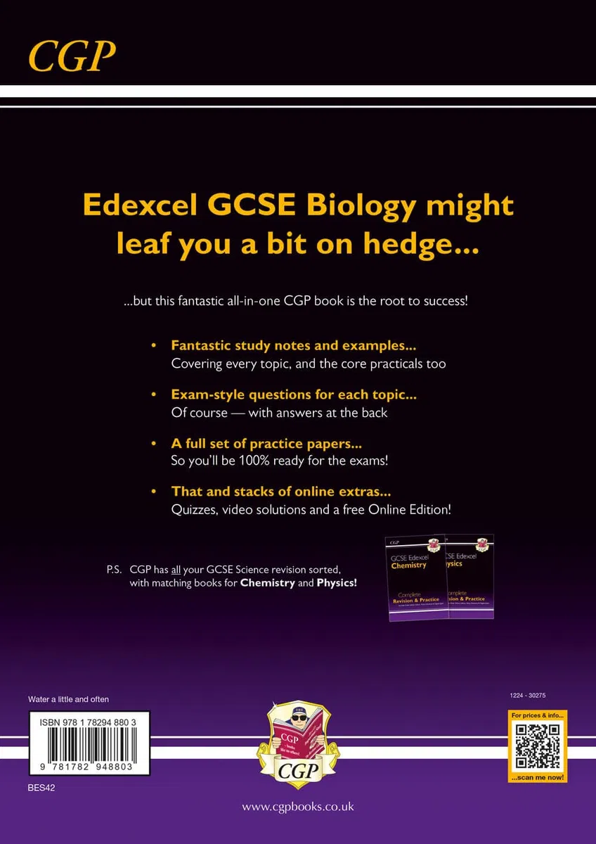Grade 9-1 GCSE Biology Edexcel Complete Revision & Practice with Online Edition