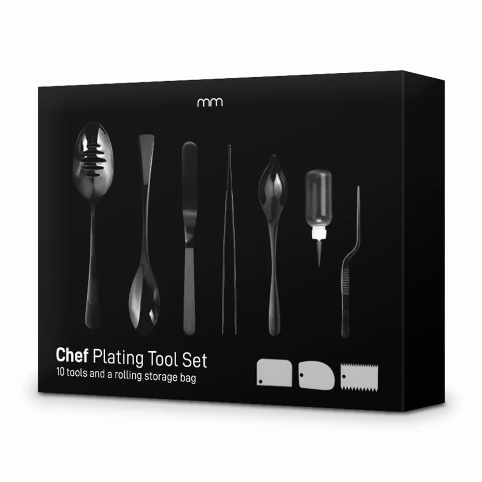 Mikamax 8-Częściowy Zestaw Do Platerowania Chef's Plating Tool Set Wyposażenie Kuchenne