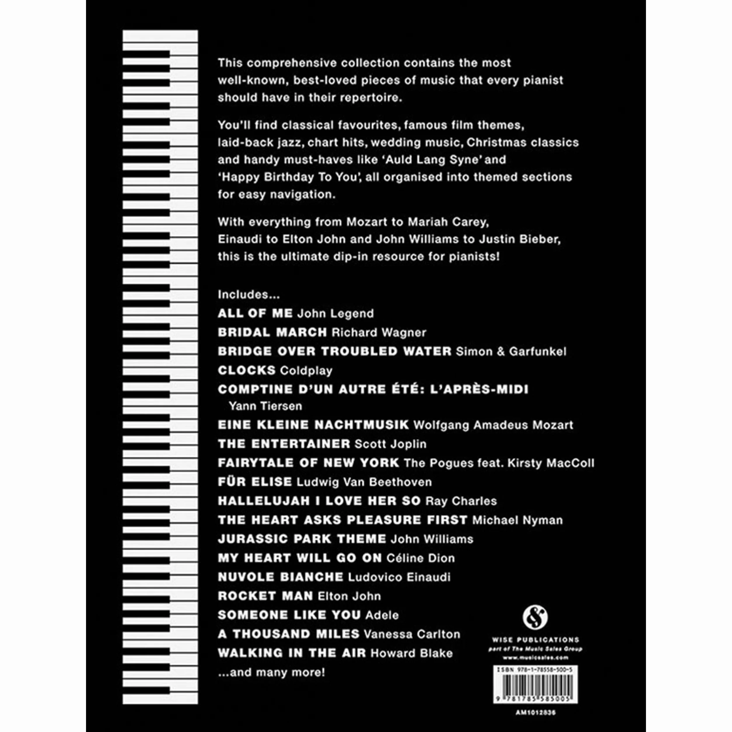 The big black piano songbook - over 60 popular pieces & song arranged for piano solo