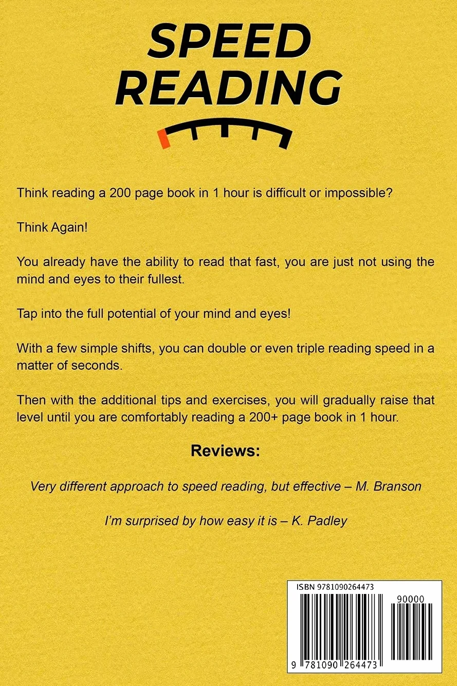 Speed Reading: Learn to Read a 200+ Page Book in 1 Hour