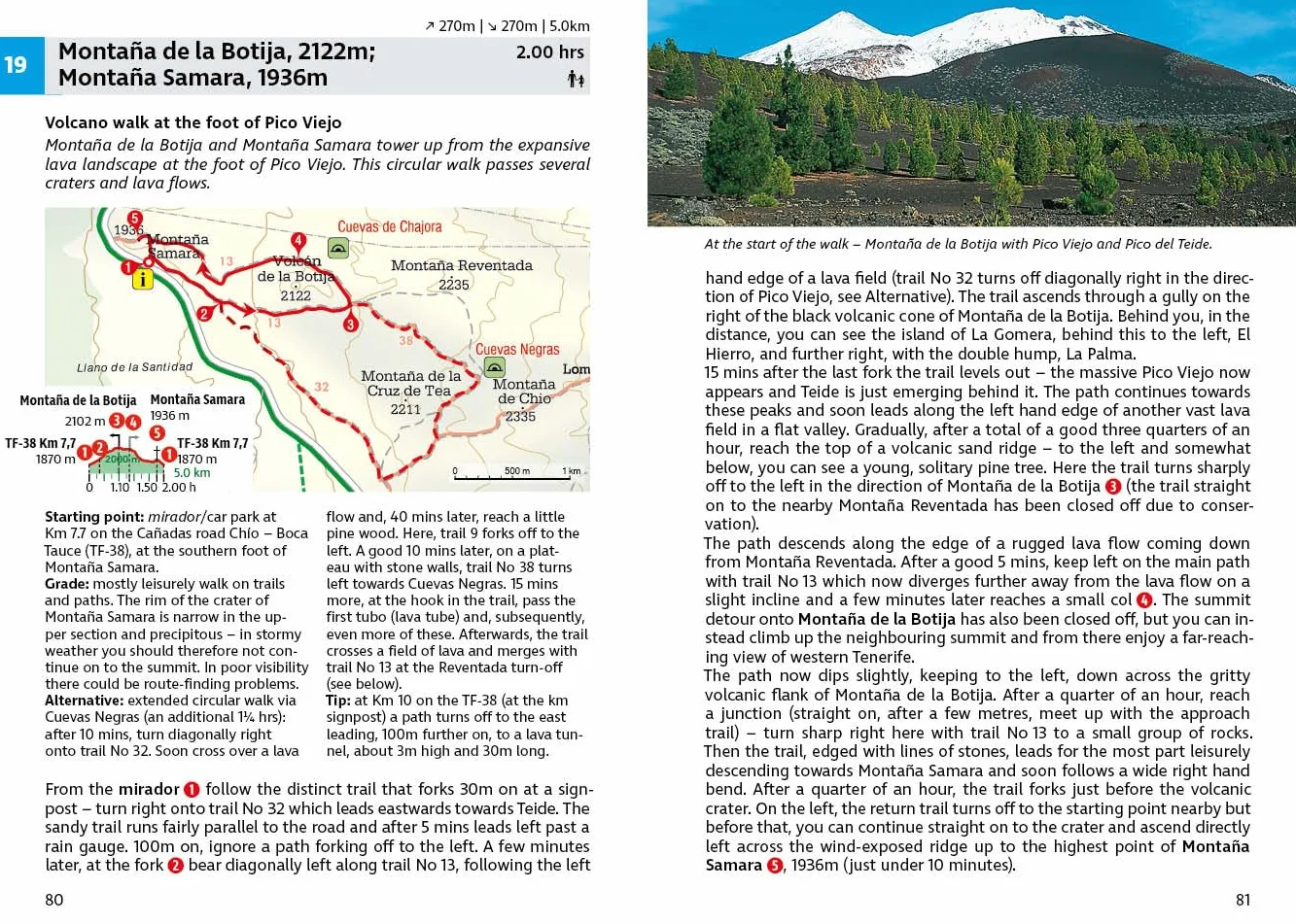 Tenerife (ang): The finest walks on the coast and in the mountains.