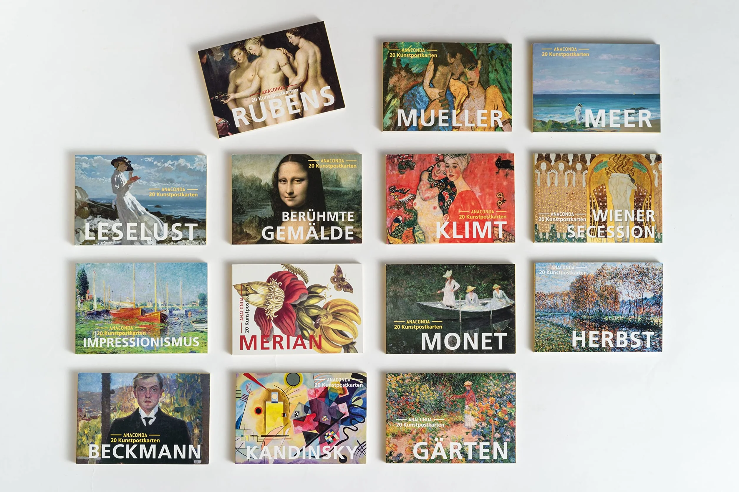 Postkarten-Set Meer: 18 Kunstpostkarten aus hochwertigem Karton. ca. 0,28EUR pro Karte: 8