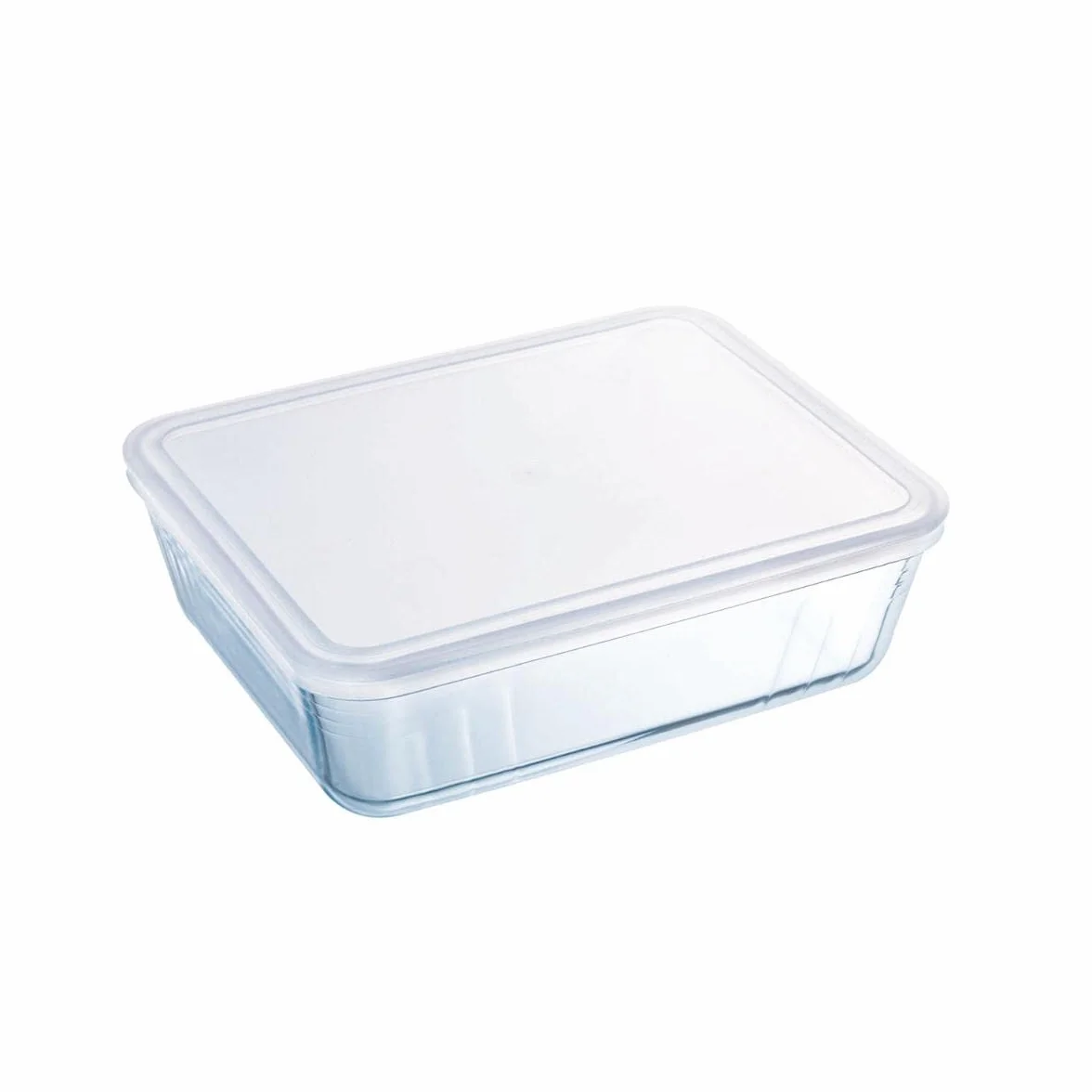 Pyrex Prostokątne naczynie z plastikową pokrywką 2,6 l