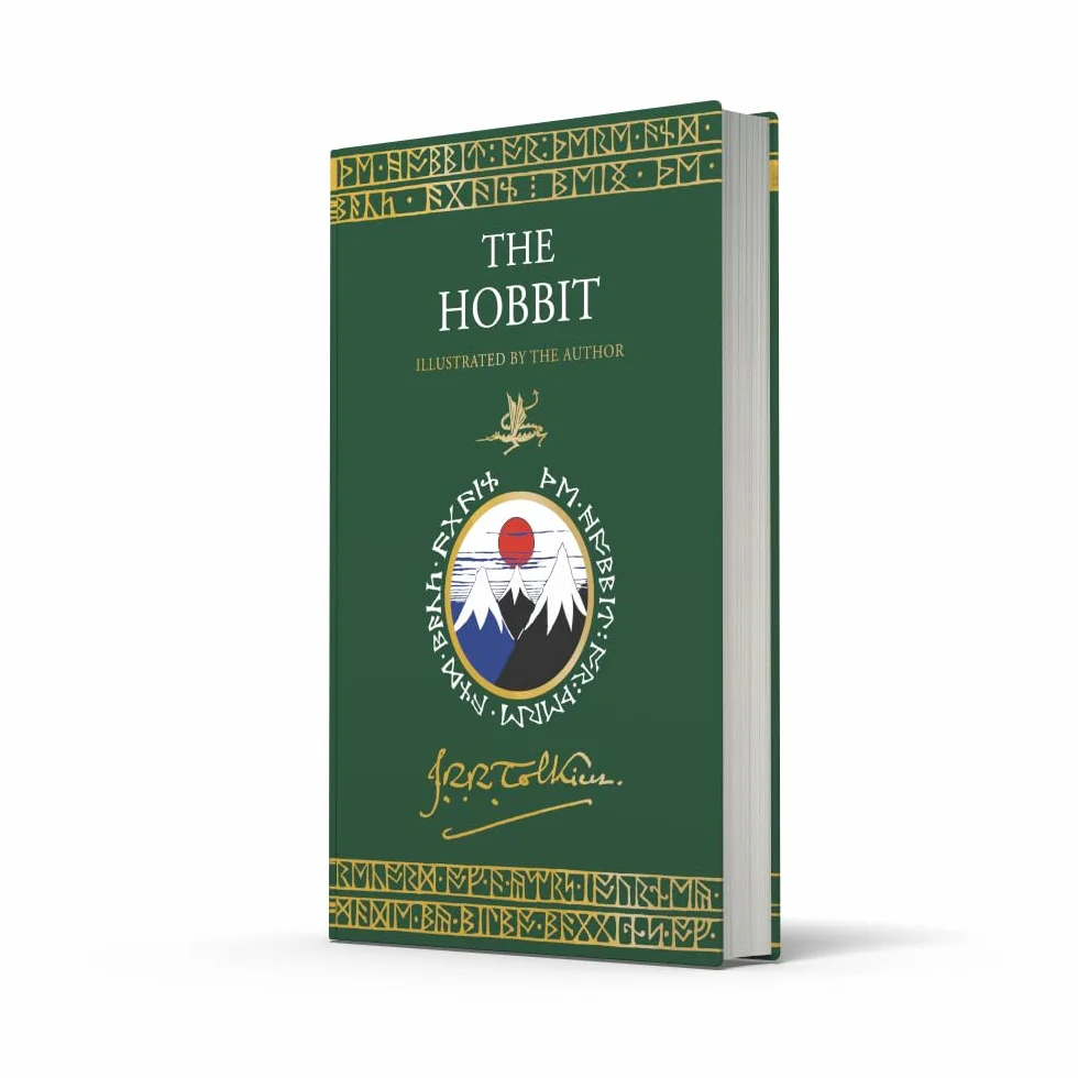 The Hobbit - Illustrated by the Author: J.R.R. Tolkien: Delve into the realm of good versus evil with this well-loved classic.