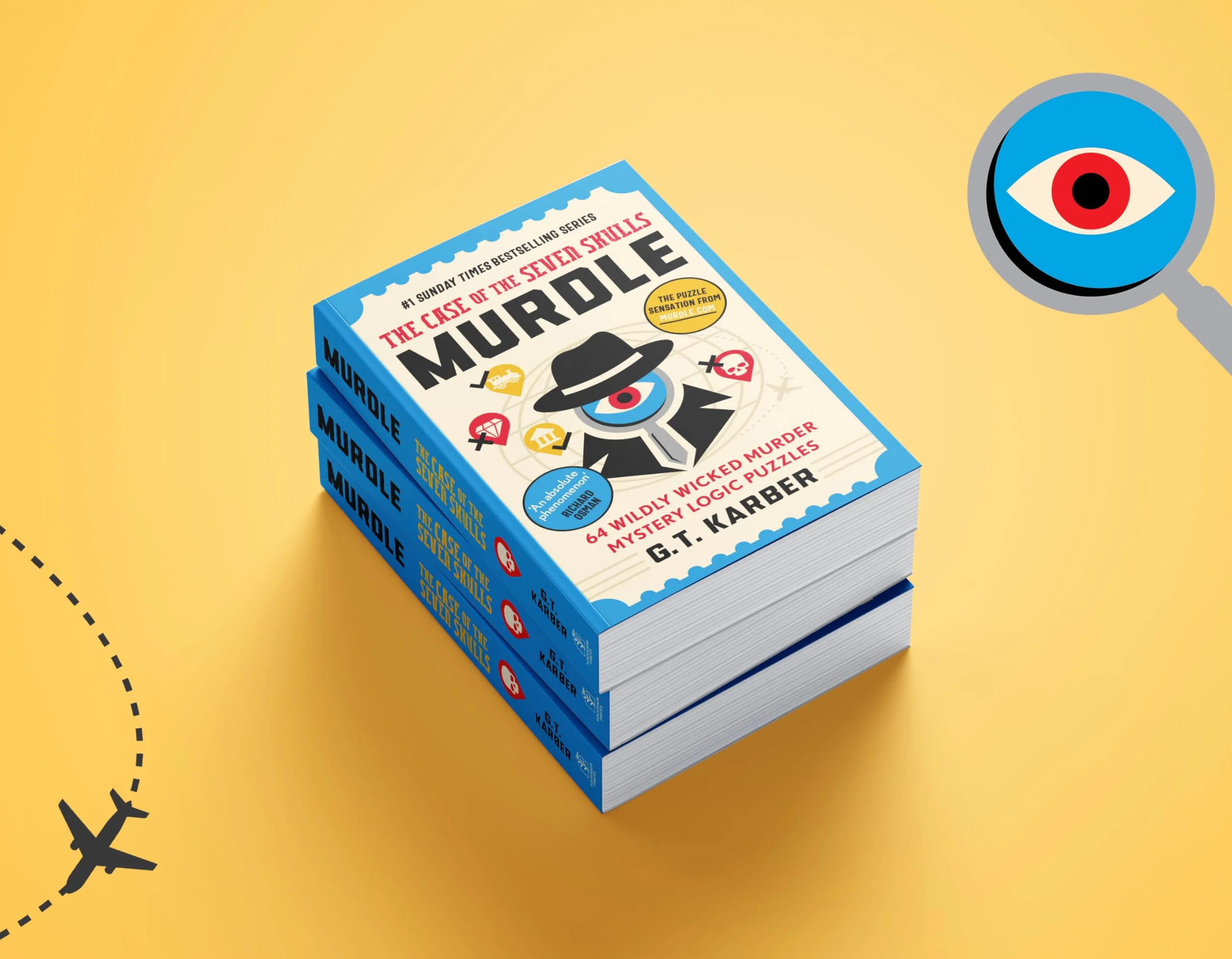 Murdle: The Case of the Seven Skulls: 64 Wildly Wicked Murder Mystery Logic Puzzles (Book 5)