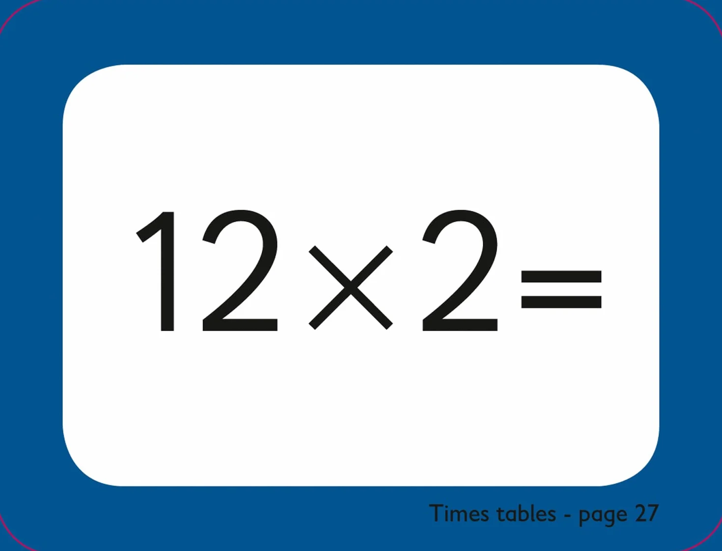 Times Tables Flashcards: Ideal for Home Learning