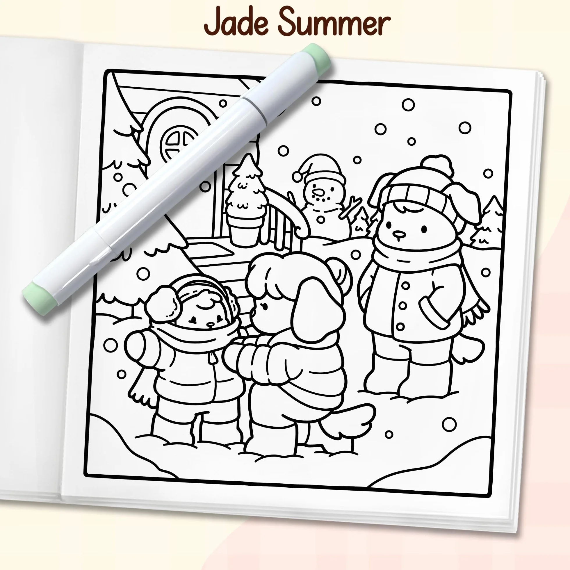 Cozy Moms: Cute Coloring Book for Adults and Teens with Adorable Characters and Heartwarming Family Moments for Relaxation