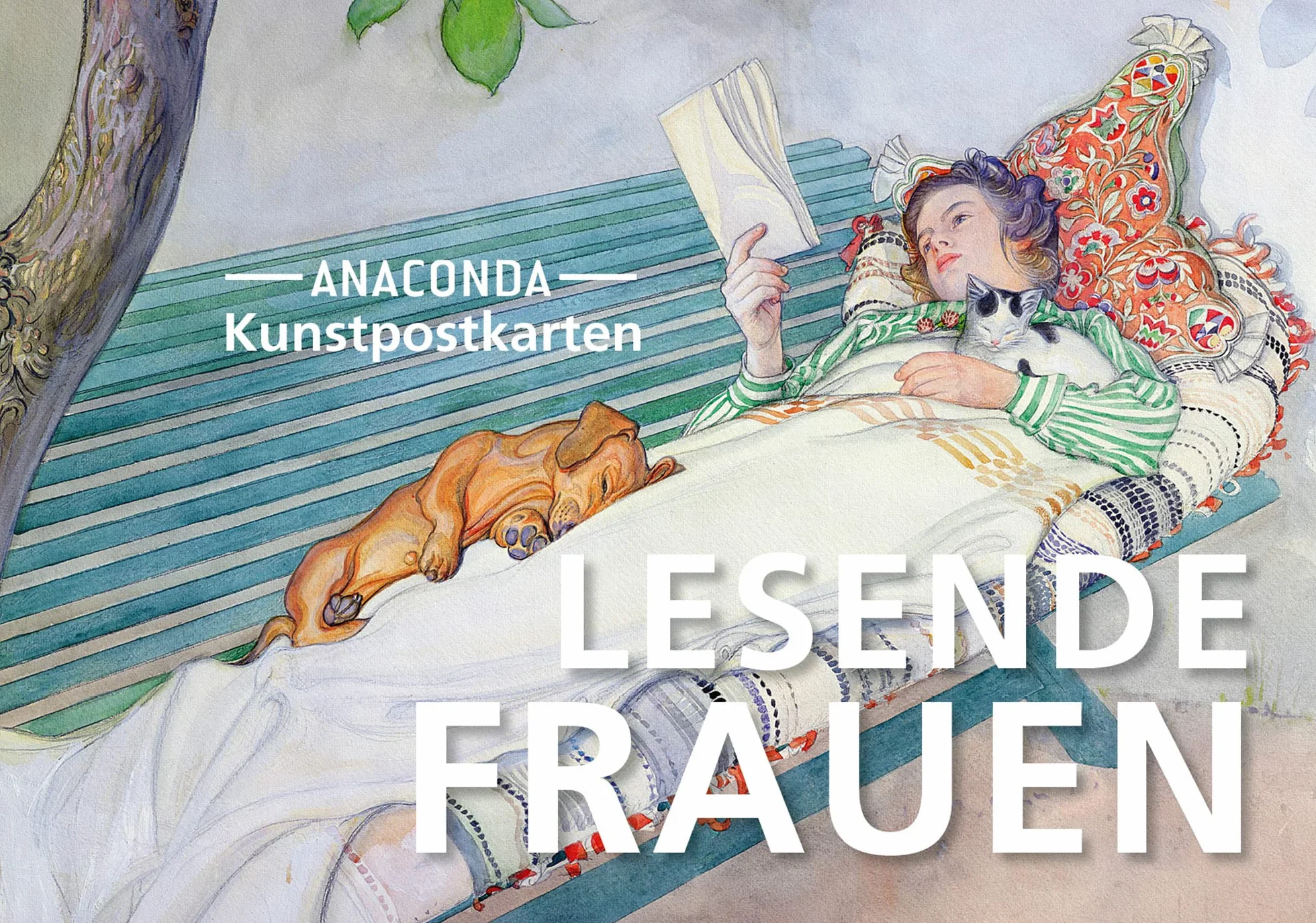 Postkarten-Set Lesende Frauen: 18 Kunstpostkarten: 36
