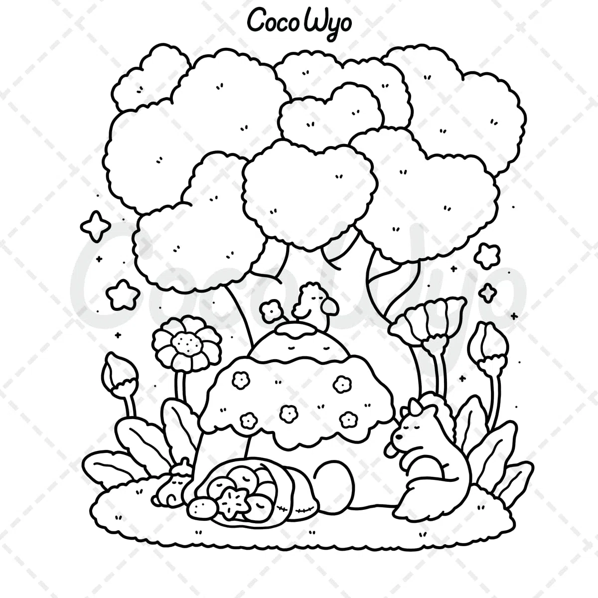 Lala Friends: Coloring Book for Adults and Teens Featuring Dreamy Characters in Imagined Worlds