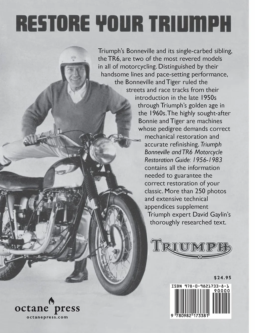 Triumph Bonneville and TR6 Motorcycle Restoration Guide: 1956-83