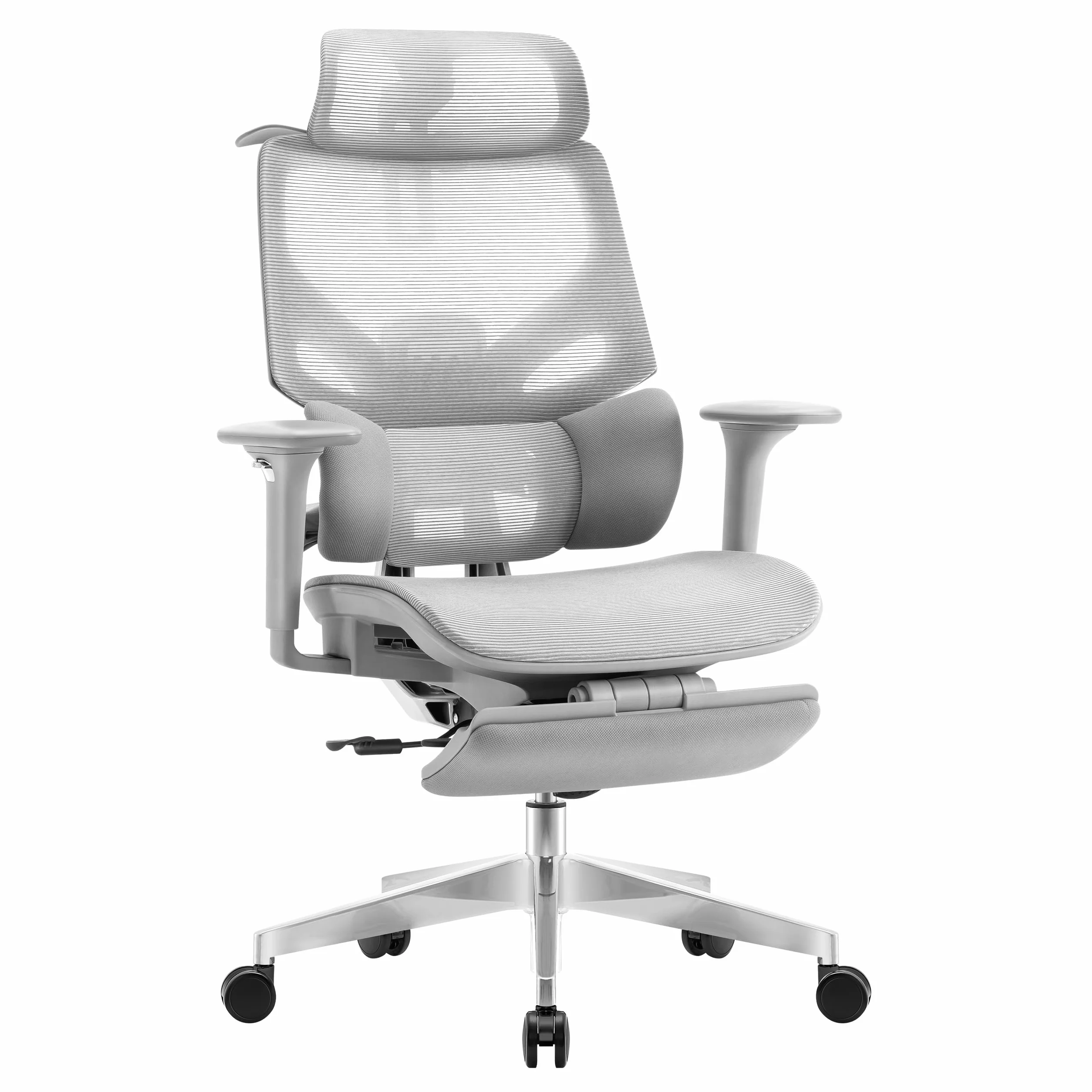 MARK ADLER Expert 8.7 Ergonomiczne krzesło biurowe z podłokietnikami 4D, zagłówkiem i podparciem lędźwiowym, 150 kg
