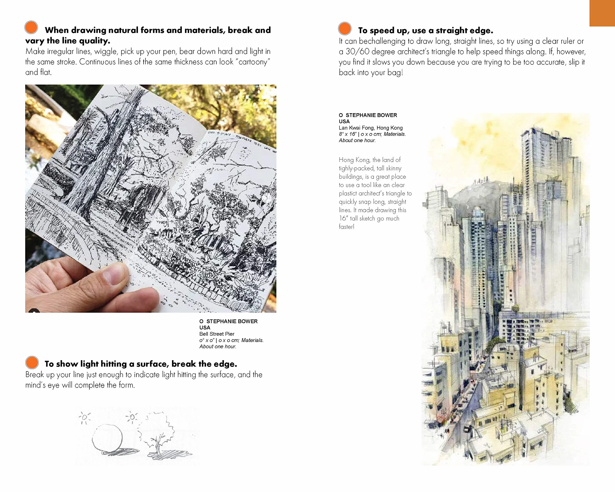Urban Sketching Handbook: 101 Sketching /anglais: Tricks, Techniques, and Handy Hacks for Sketching on the Go: 8
