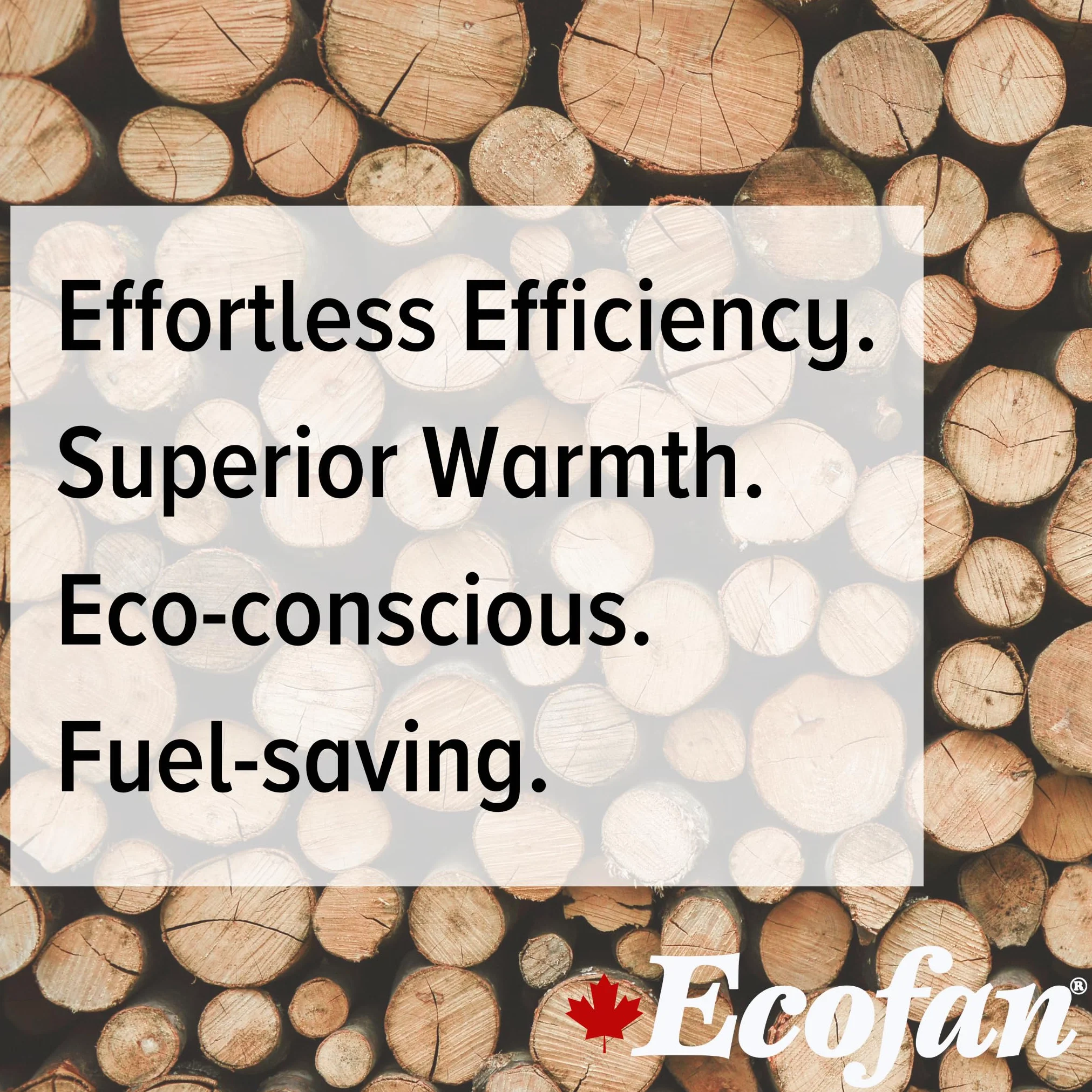 Ecofan Oryginalny mini, 815CAXBX, klasyczny styl, zasilany termicznie wentylator na drewno, 85 CFM, czarne ostrze 16,5 cm