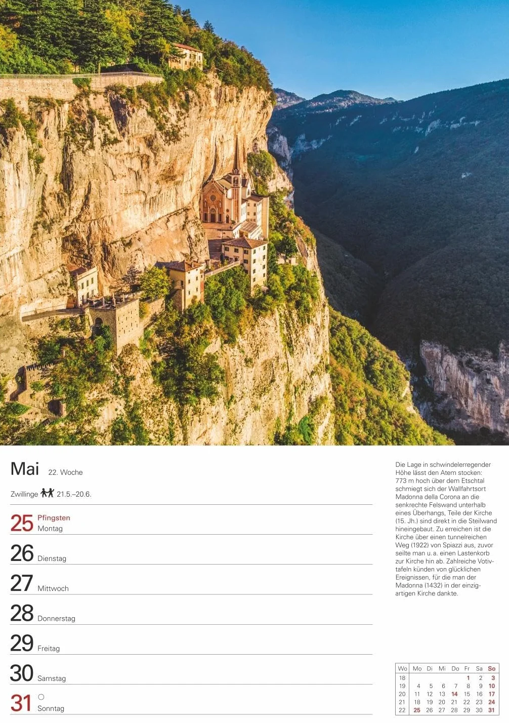 Italien Wochenplaner 2026 - Eine Reise in 53 Bildern: Eine Reise nach Bella Italia in faszinierenden Fotografien. Wandkalender 2026 zum Eintragen im Format 25 x 35,5 cm