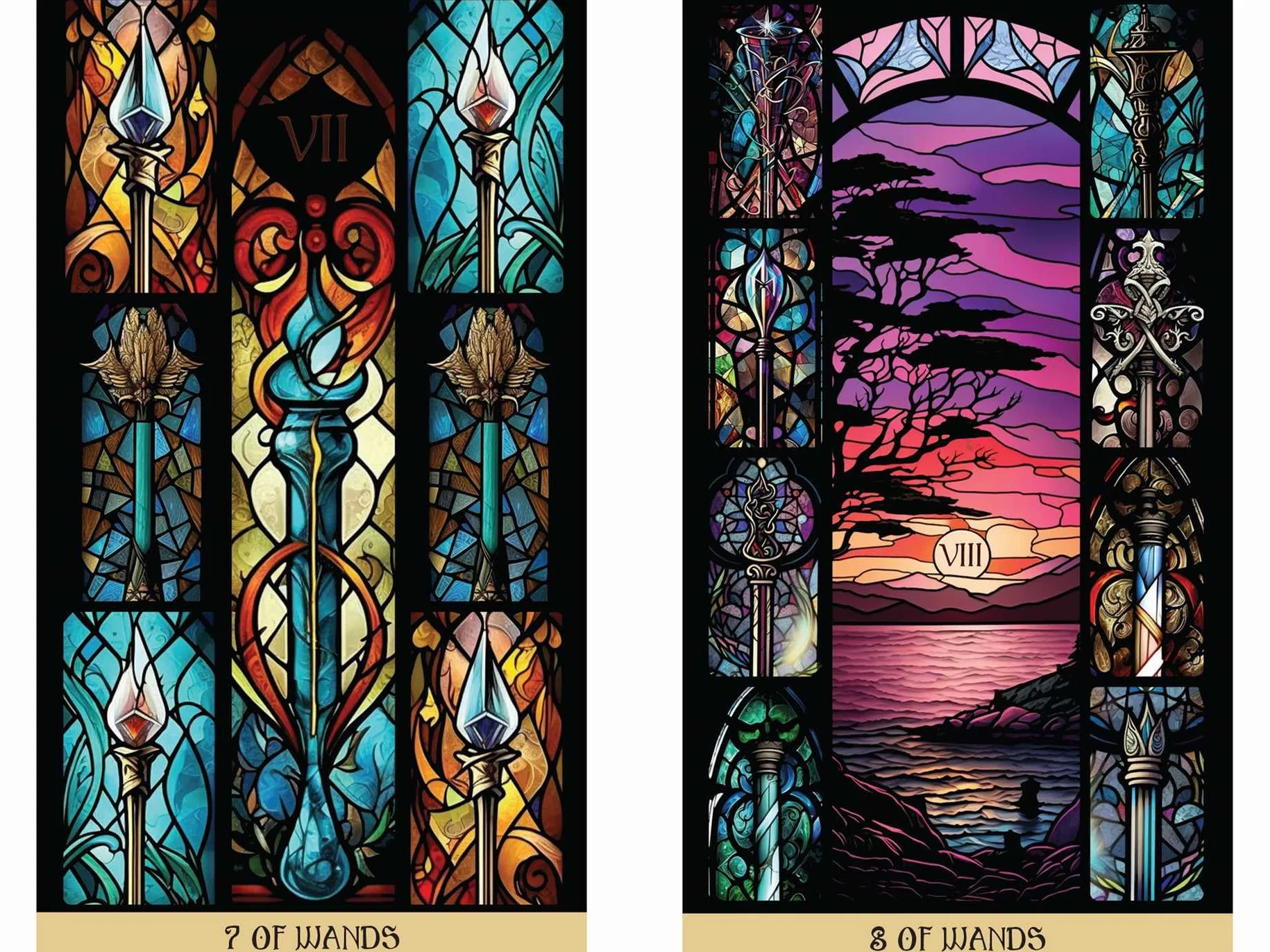 The Stained Glass Tarot: An Illuminated Journey through the Cards