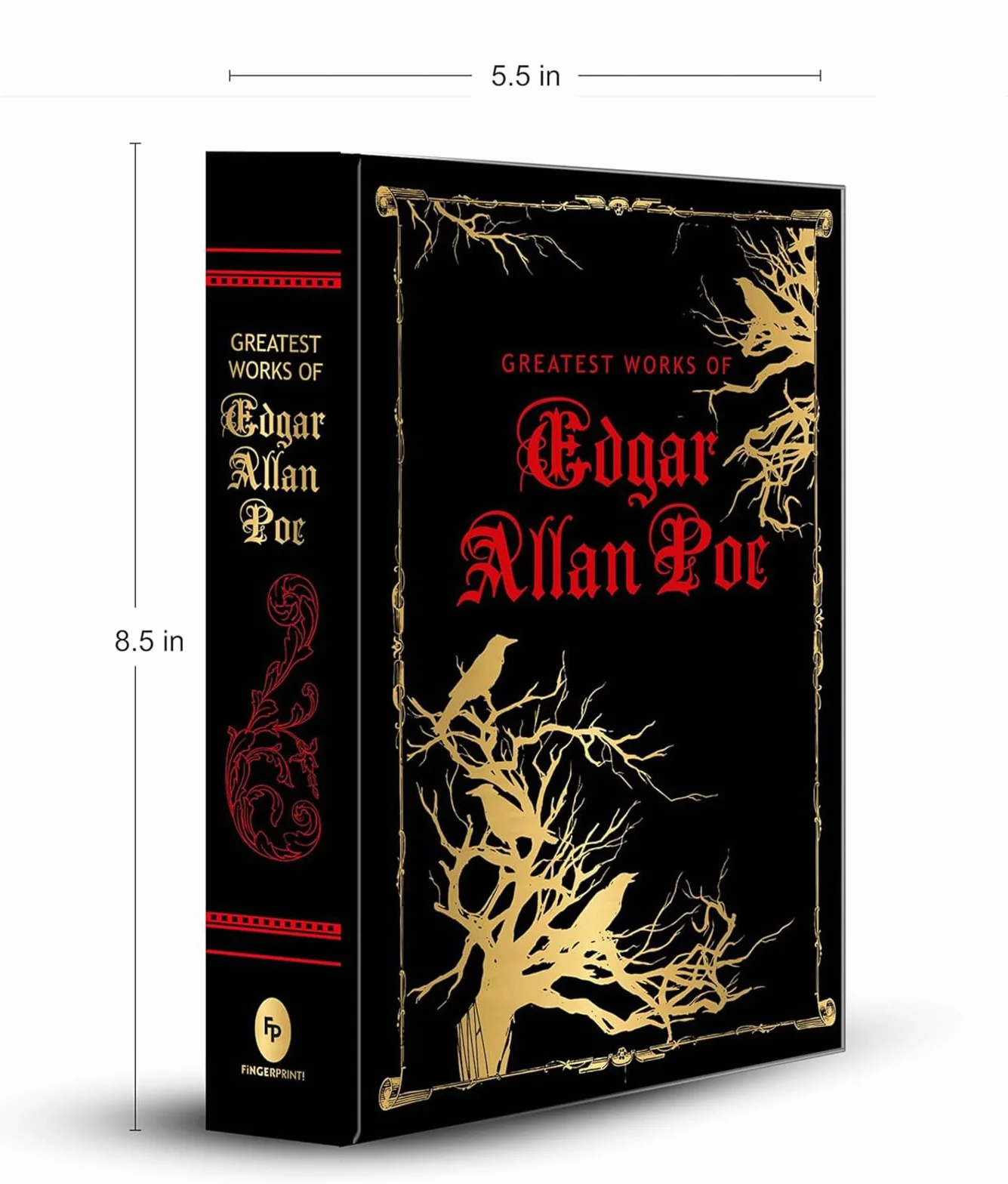 Greatest Works of Edgar Allan Poe (Deluxe Hardbound Edition): American Literature | Gothic Fiction | Horror Stories | Mystery and Suspense | Classic ... | Macabre Tales | Psychological Thrillers