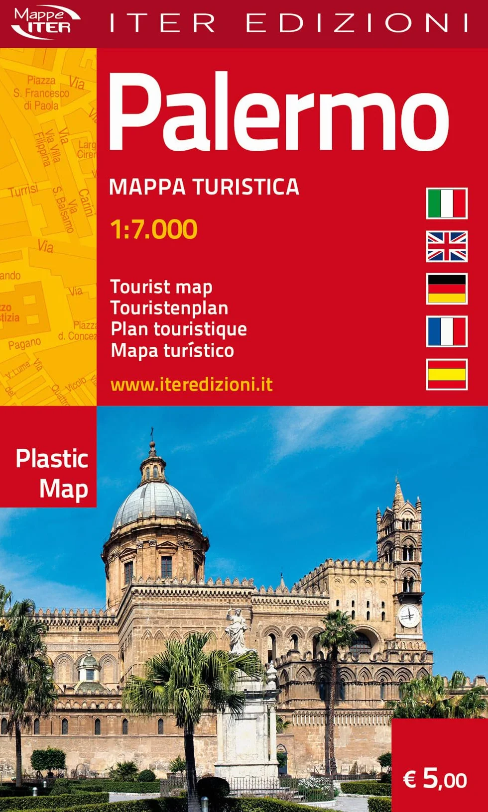 Palermo. Mappa turistica 1:7.000. Ediz. multilingue