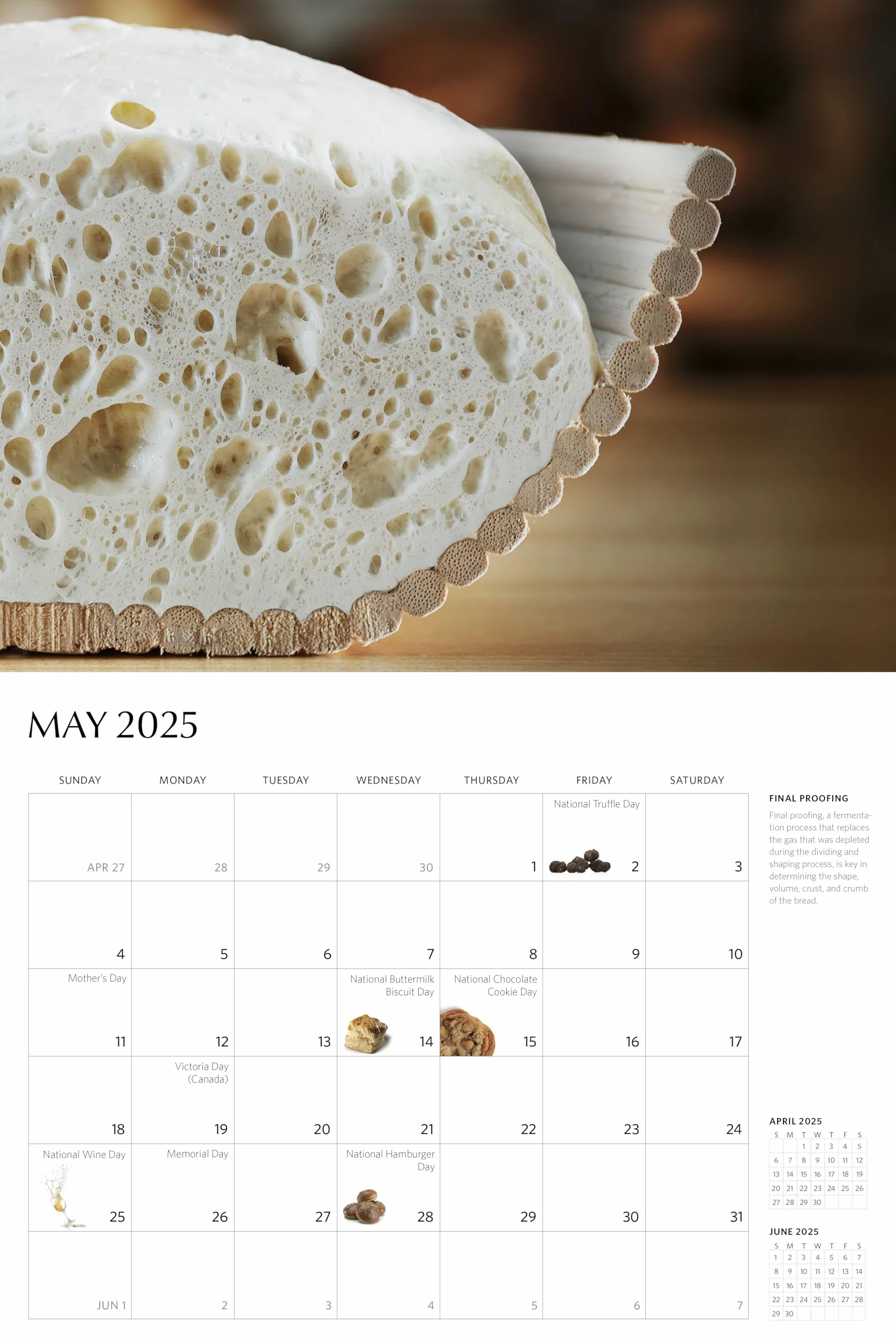 Modernist Bread at Home 2025 Calendar