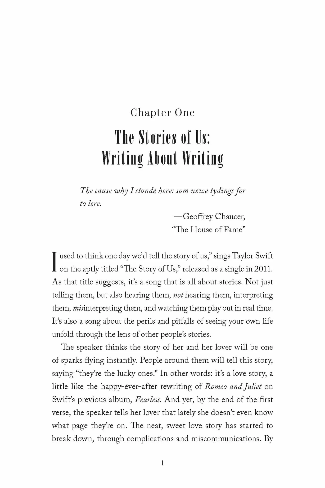 Swifterature: A Love Story: English Literature and Taylor Swift