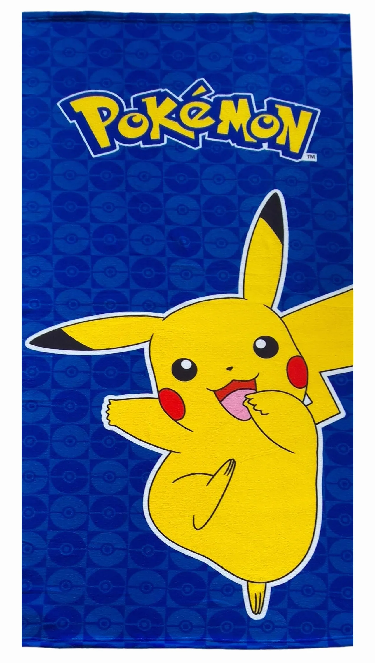 Ręcznik dziecięcy mikrofibra 70 x 140 cm Pokemon Voltage