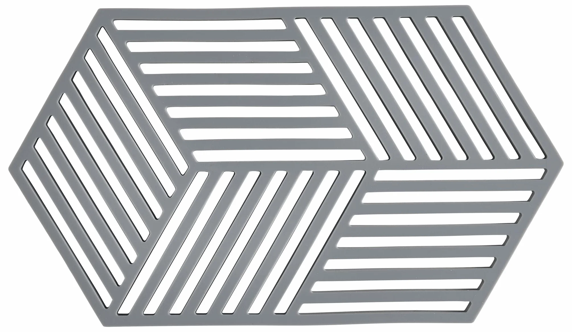 Zone Denmark Hexagon Podstawka 24 x 14 x 0,9 cm Cool Grey