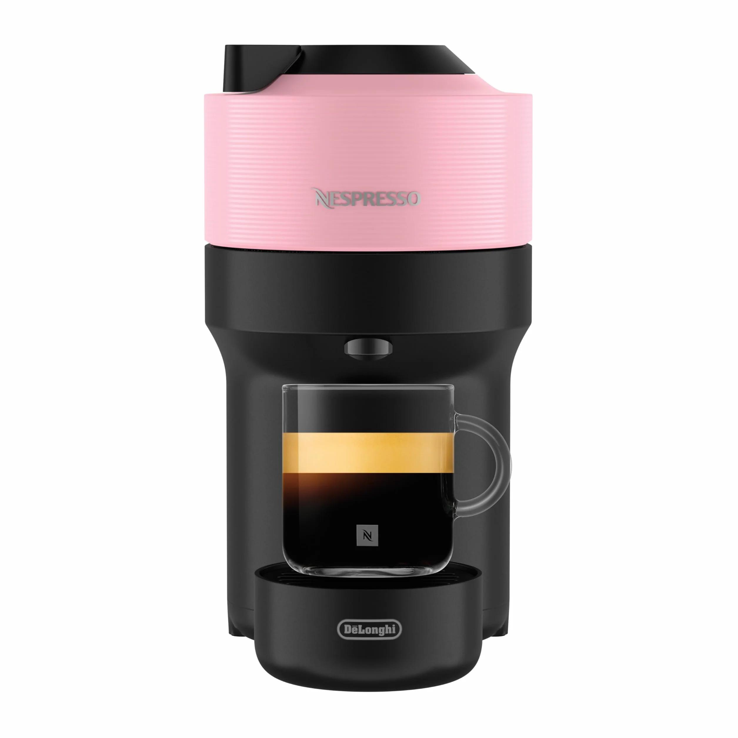 Nespresso De'Longhi Vertuo Pop ENV90.P Ekspres do Kawy Kapsułkowej Cold Brew 4 Rozmiary Bluetooth Wi-Fi Różowy