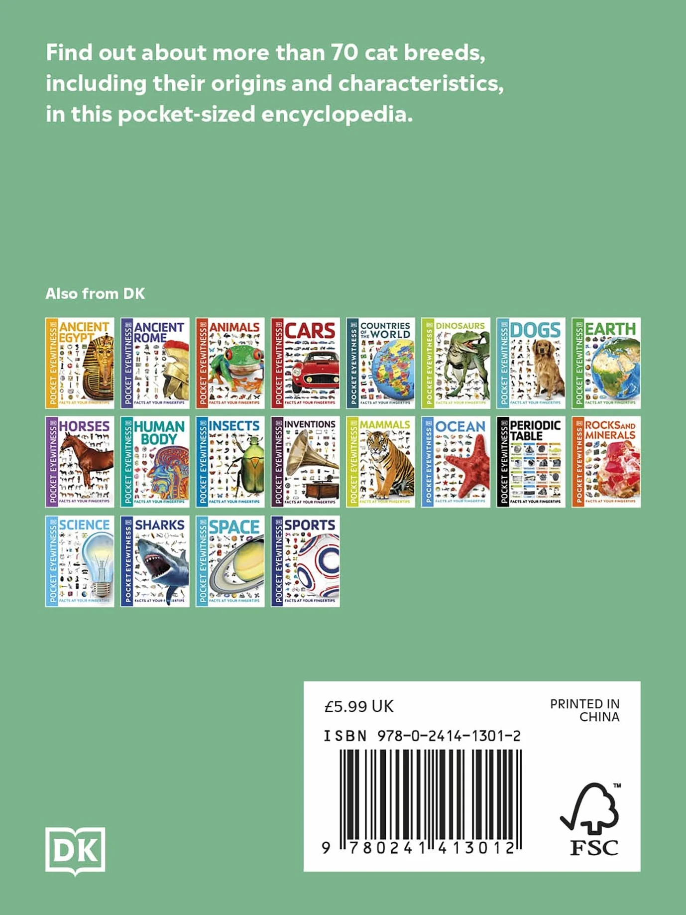 Cats: Facts at Your Fingertips (Pocket Eyewitness)