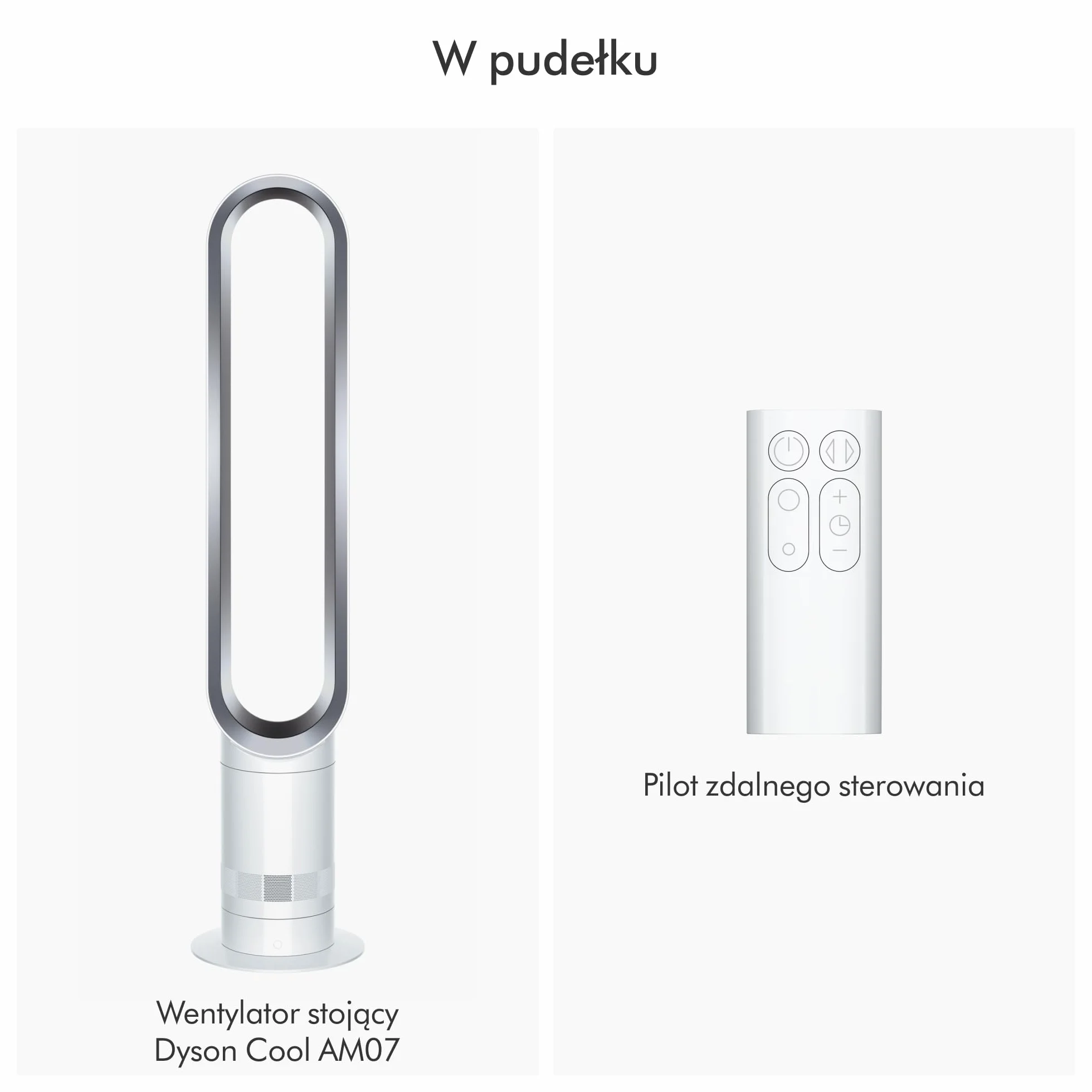 Dyson AM07 Air Multiplier Tower Fan, White