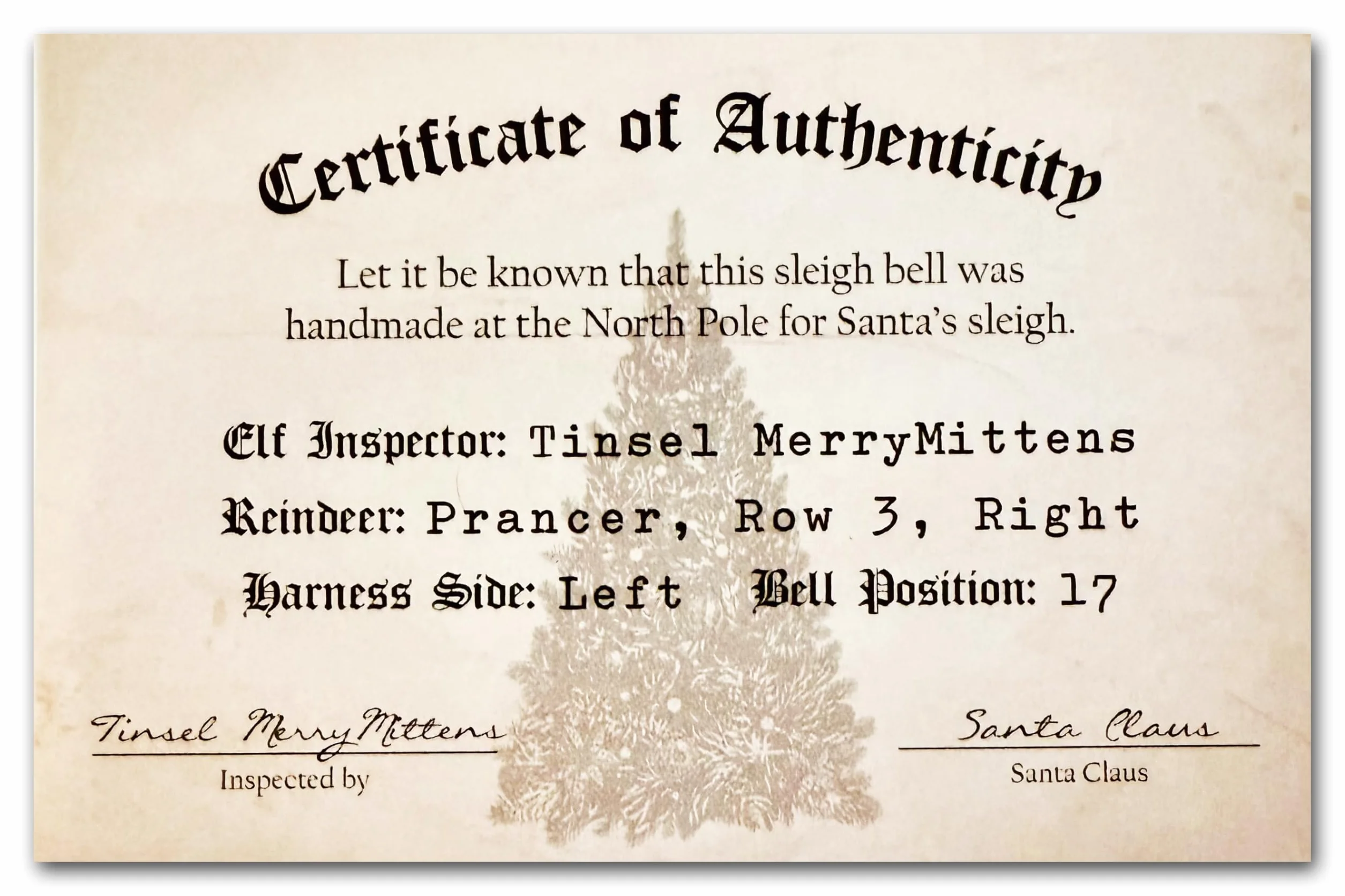LilyDeal Polar Express Sleigh Bell Zestaw upominkowy z okrągłym biletem podróżnym (1)