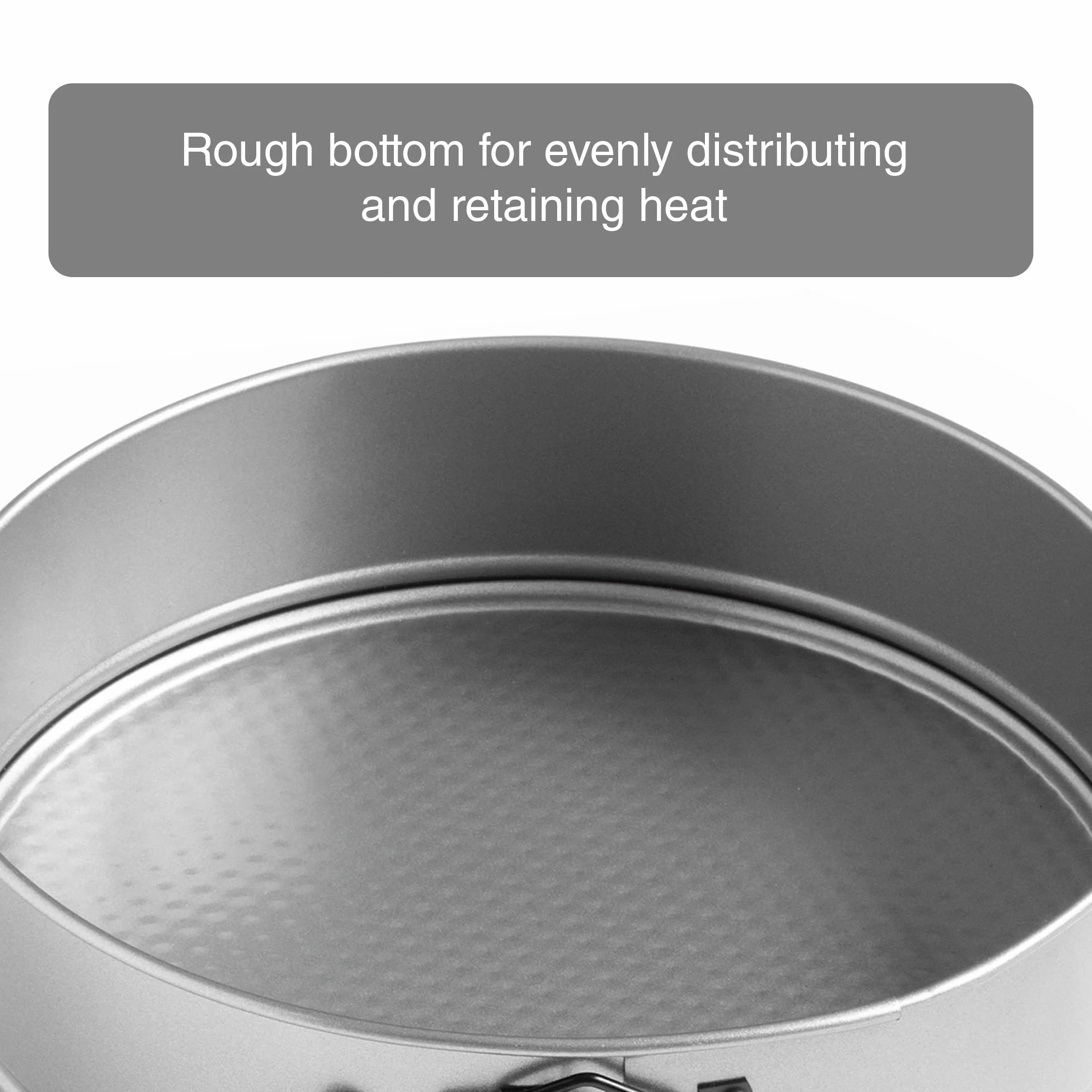 Lacor - 68676 - Formy Ciasto Round, Forma do ciasta, Forma wymienna, Stal węglowa, Nieprzywierający, Wolny od PFOA, Ekologiczny, Średnica 18 cm, Pojemność 1,5 l