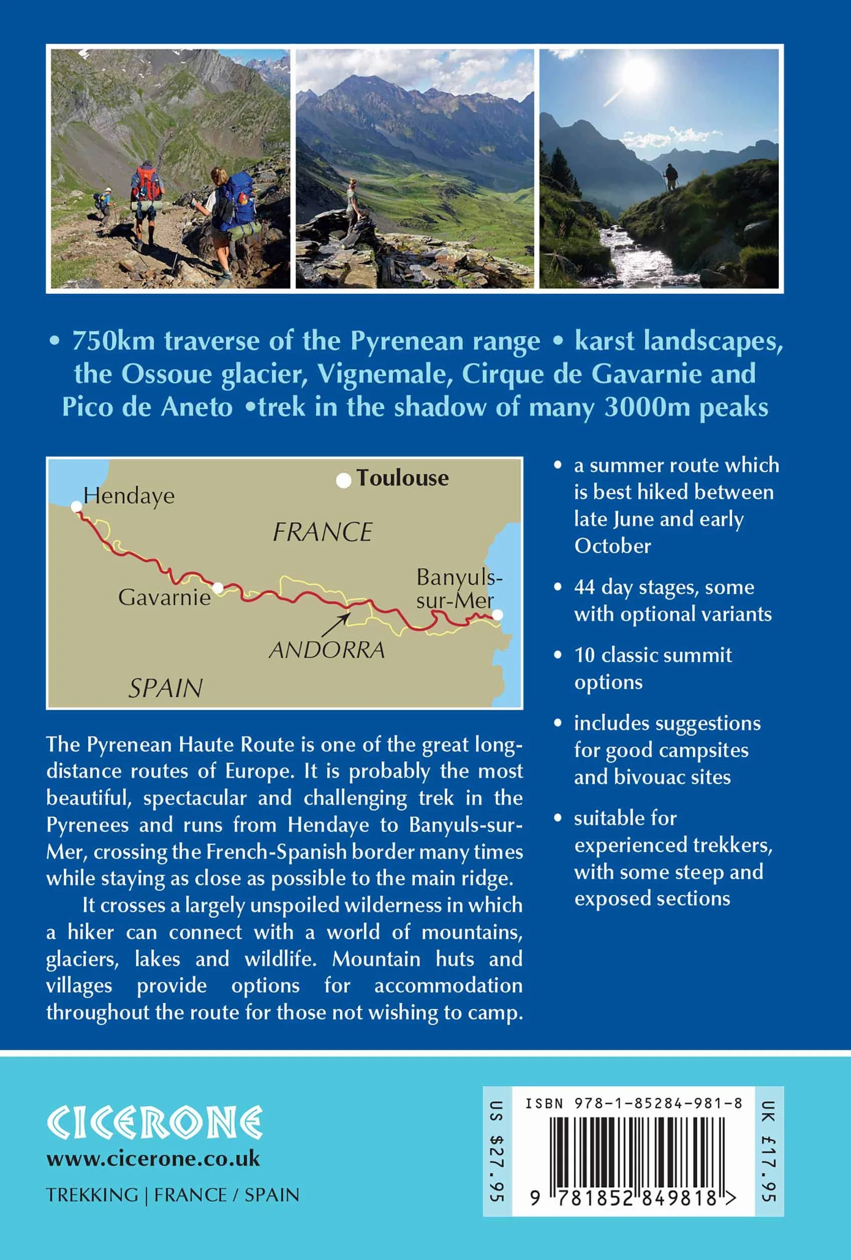 The Pyrenean Haute Route: The HRP high-level trail