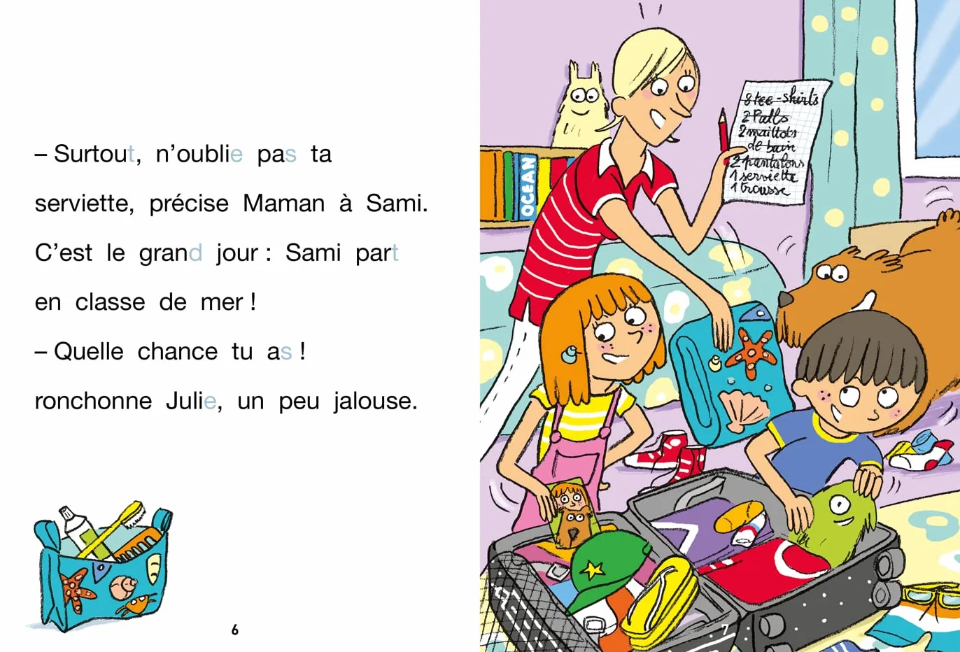Sami et Julie CP Niveau 3 Sami en classe de mer: Fin de CP, Niveau 3