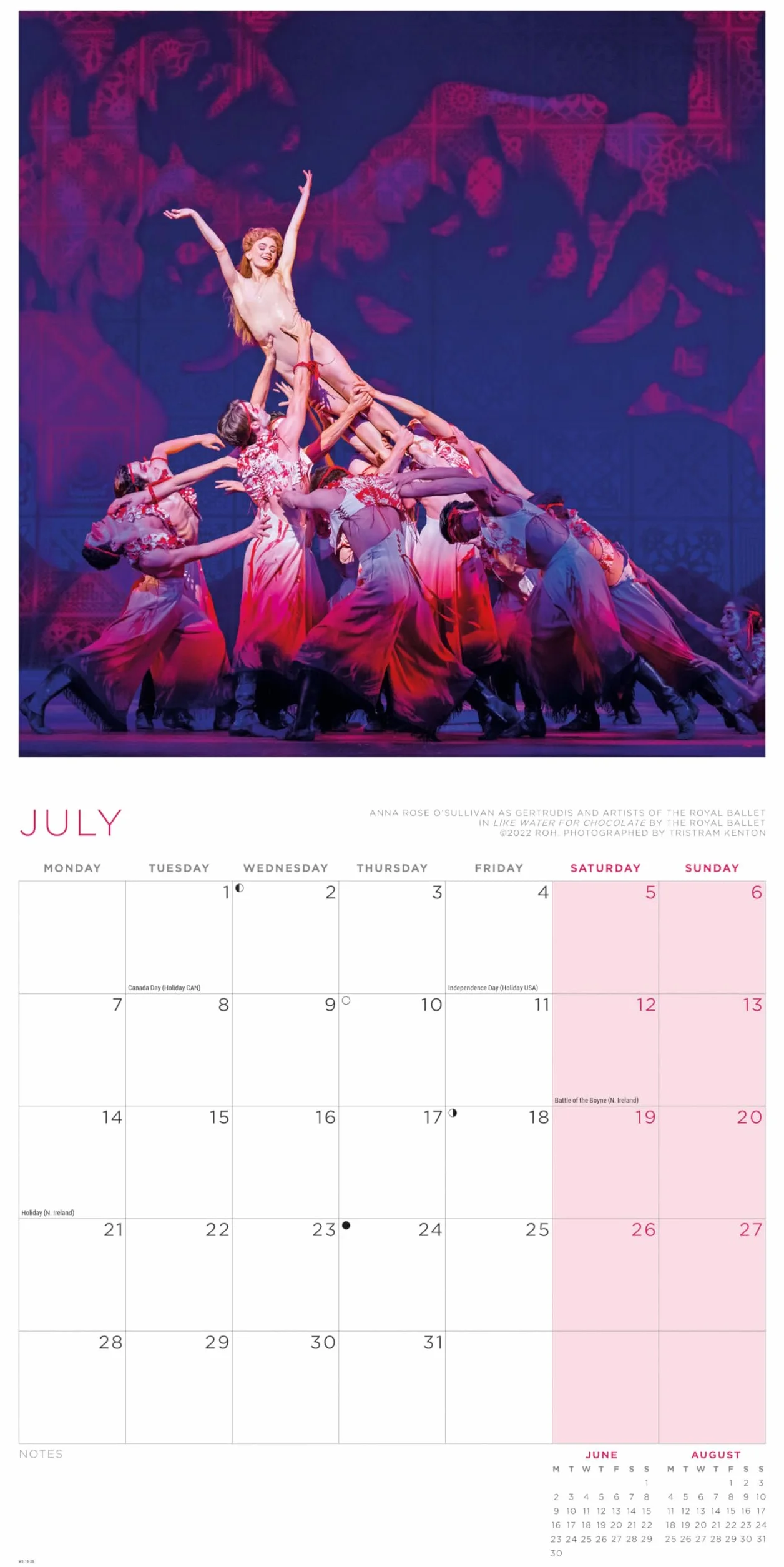 Royal Ballet – Königliches Ballett 2025 – Wand-Kalender: Original Carousel-Kalender [Mehrsprachig] [Kalender]