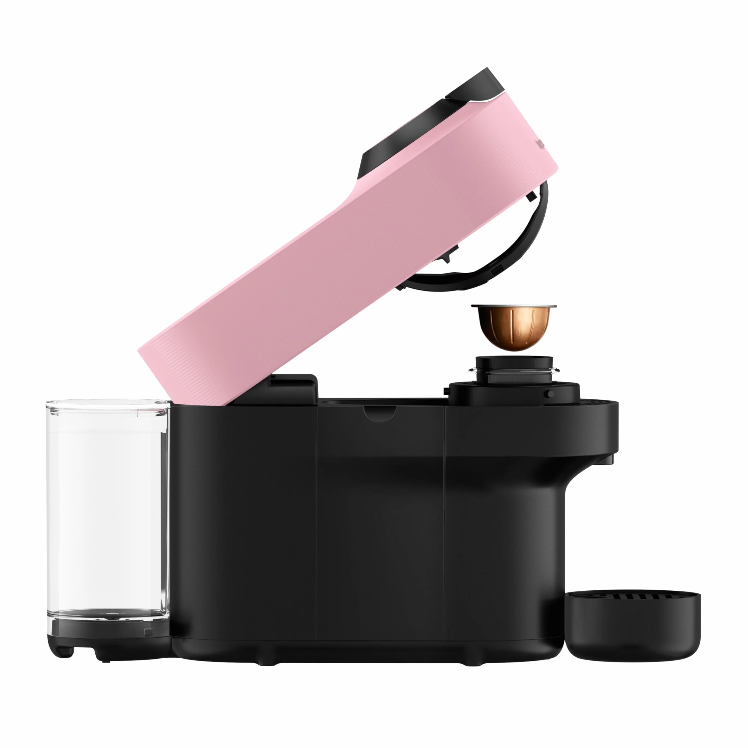 Nespresso De'Longhi Vertuo Pop ENV90.P Ekspres do Kawy Kapsułkowej Cold Brew 4 Rozmiary Bluetooth Wi-Fi Różowy