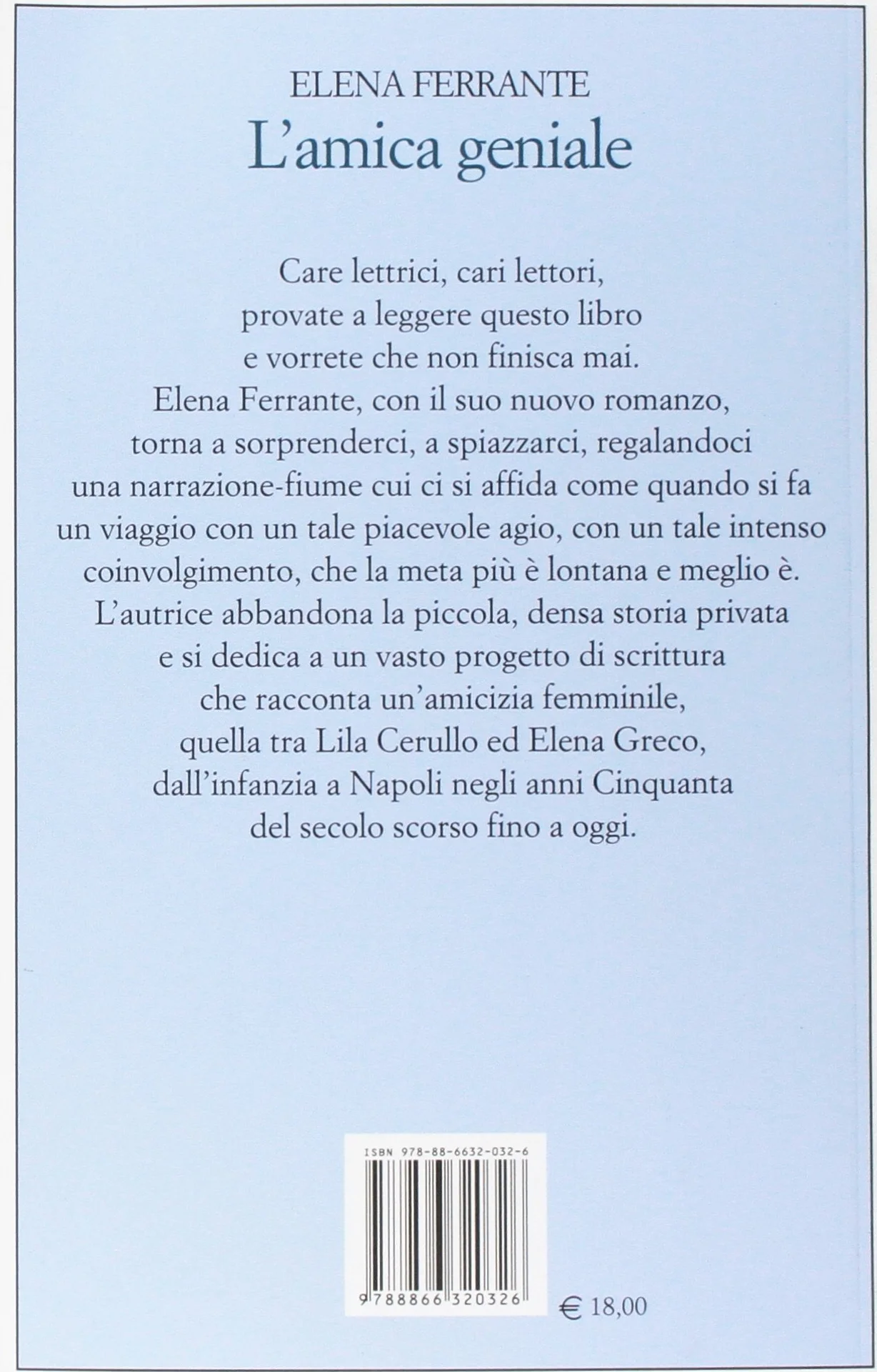 L'amica geniale (Vol. 1): infanzia, adolescenza