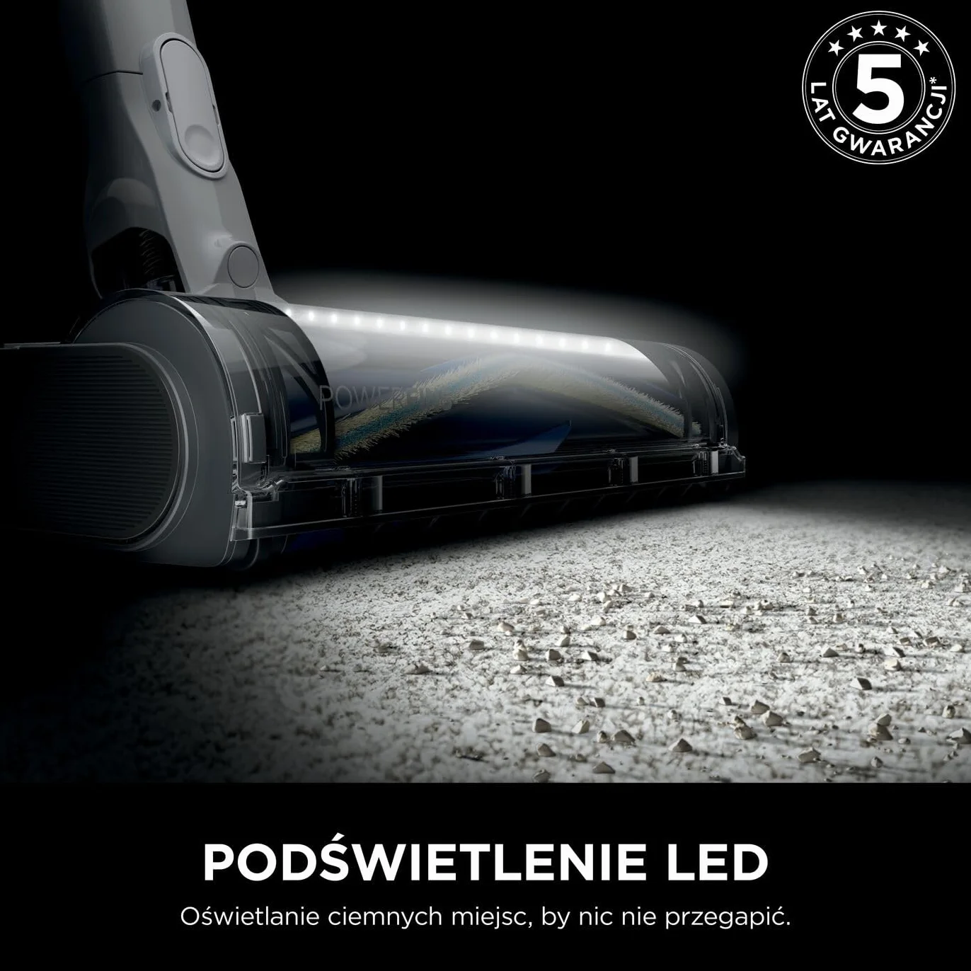 Shark PowerPro Odkurzacz bezprzewodowy, FloorDetect, Anti-Hair Wrap, Anti-Allergen Complete Seal, lekki, elastyczny, tryb ręczny, czas pracy 50 min, pojemnik na kurz XL, granatowy metaliczny, IZ380EU