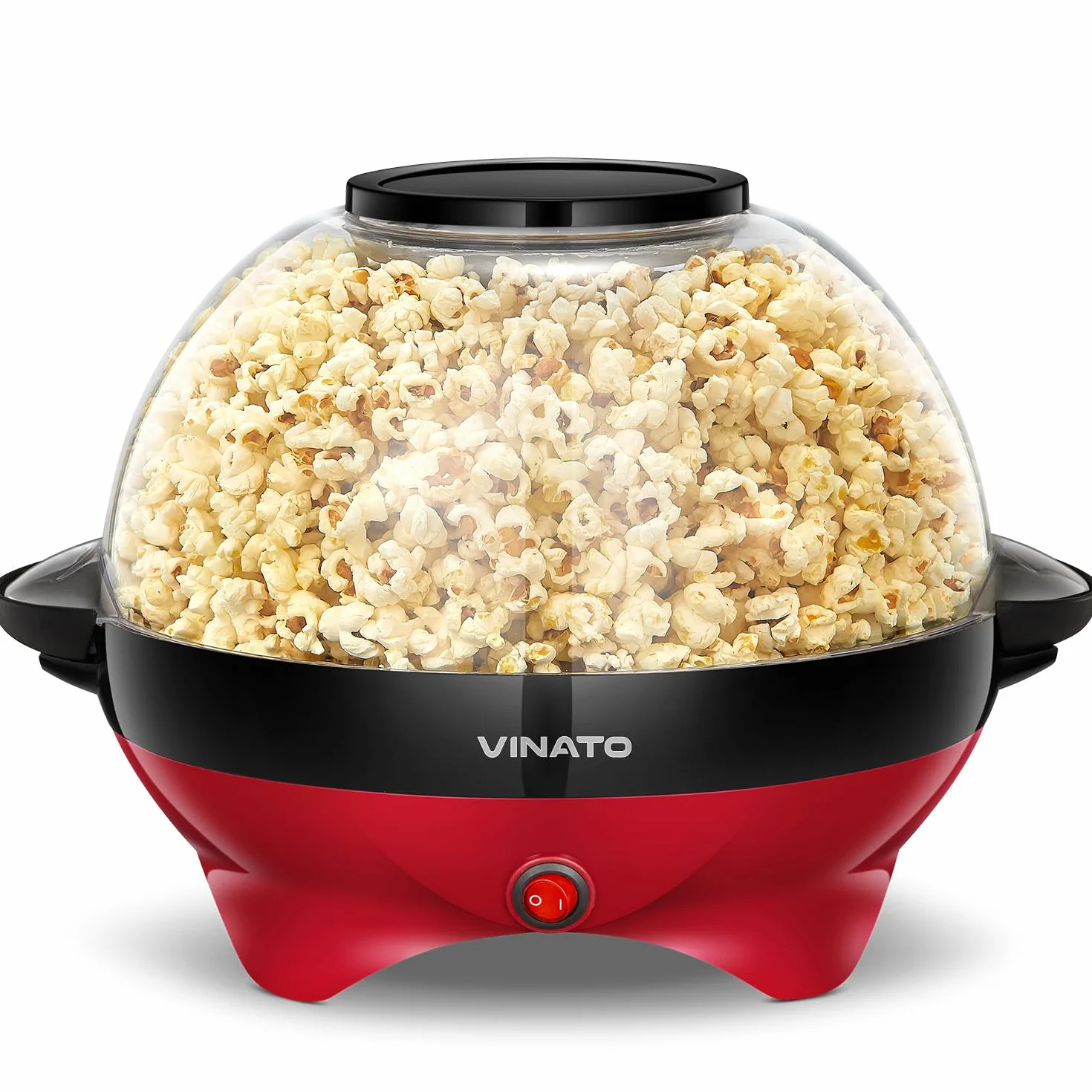 VINATO Maszyna do popcornu 5 l, z powłoką zapobiegającą przywieraniu, zdejmowana powierzchnia