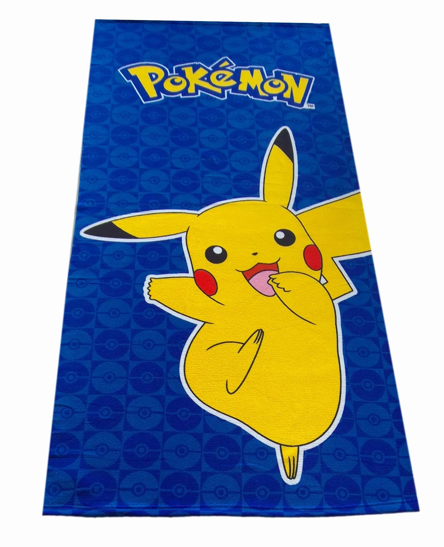 Ręcznik dziecięcy mikrofibra 70 x 140 cm Pokemon Voltage