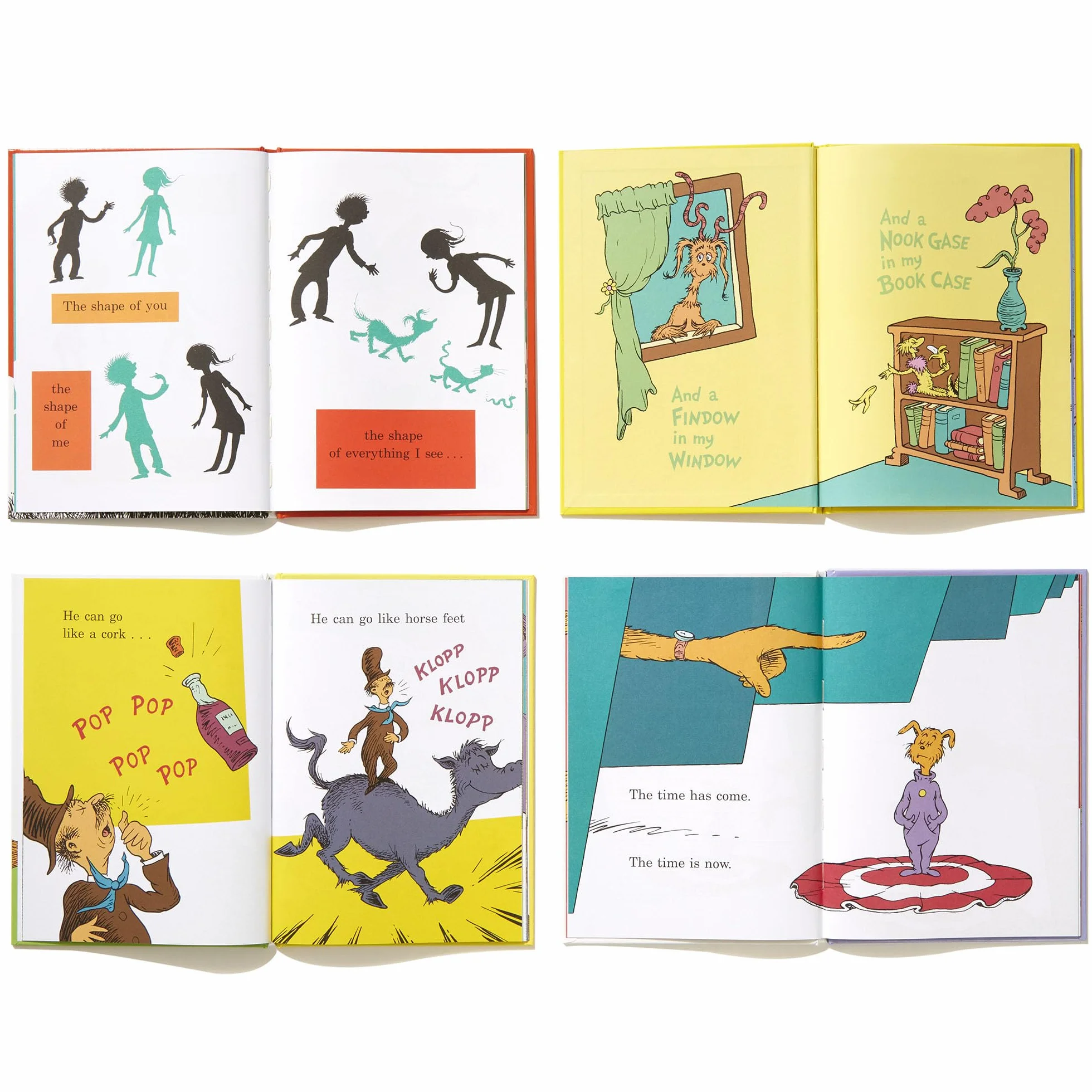 Dr. Seuss Bright & Early Book Boxed Set Collection: The Foot Book; Marvin K. Mooney Will You Please Go Now!; Mr. Brown Can Moo! Can You?, The Shape of ... Other Stuff; There's a Wocket in My Pocket!