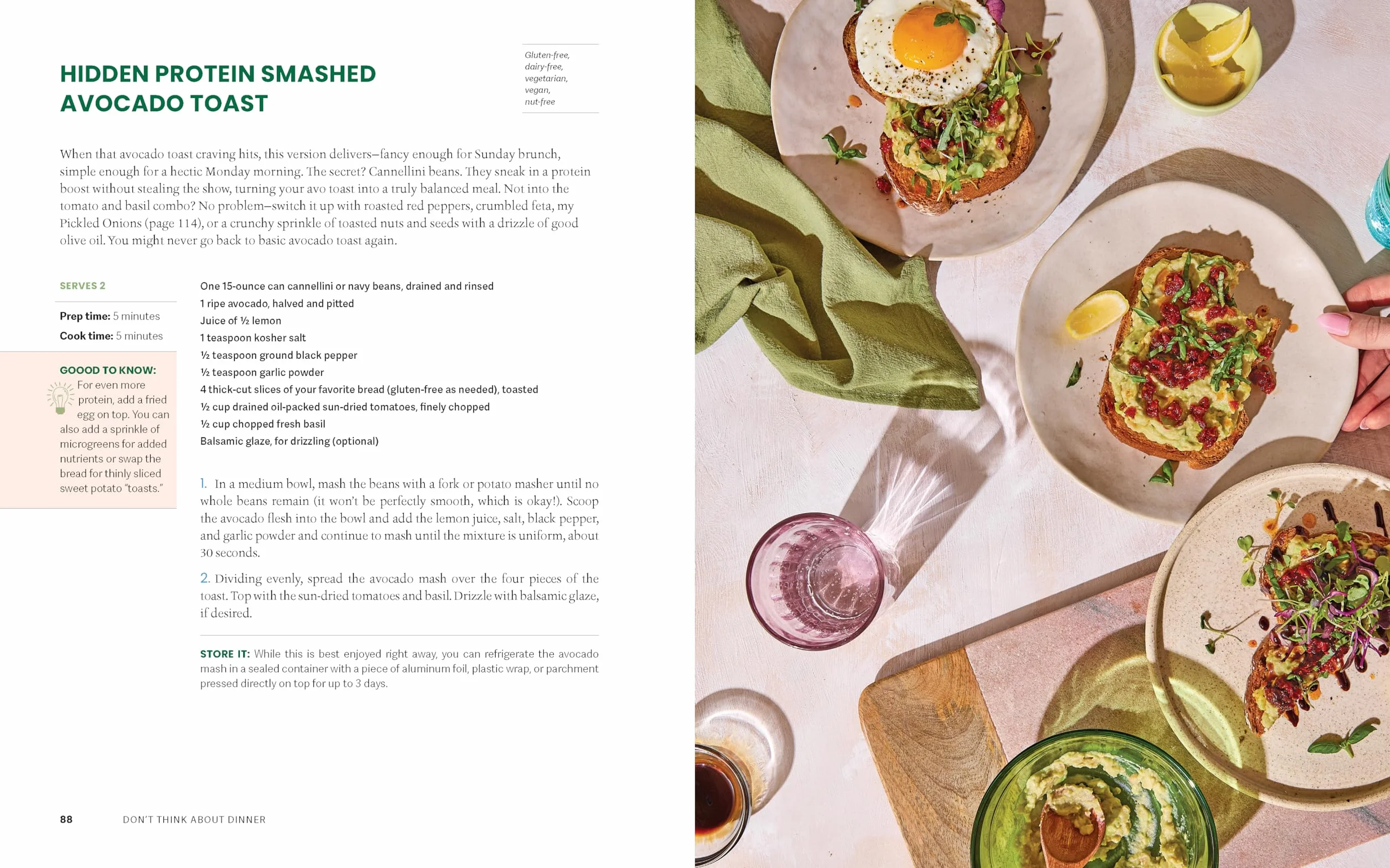 Don't Think about Dinner: Save Time and Money with 125+ Easy, Nourishing, Delicious Recipes for Every Meal