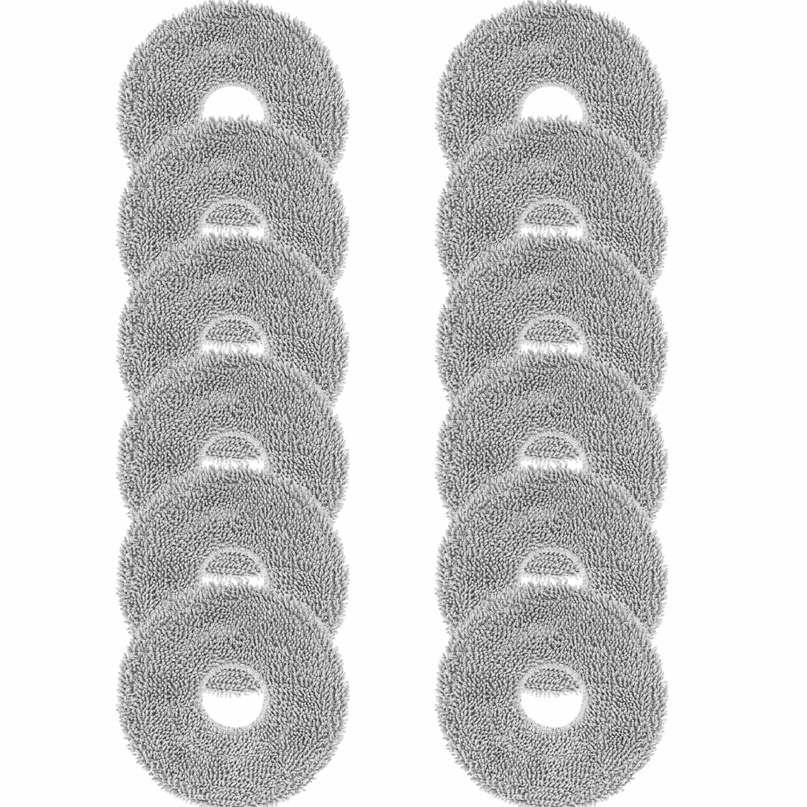 12 sztuk ściereczek do Dreame X50 / X40 / L20 Ultra Complete, L50 / L40 / X30 / L10 / L10s Pro Ultra, Xiaomi X20 Pro/Max odkurzacza robota, wielokrotnego użytku i możliwe do prania mikrofibrowe