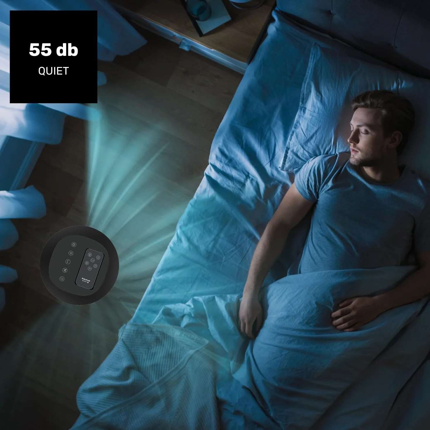 TAURUS BABEL II RCH - Wentylator wieżowy, 50W, wysokość 86 cm, 4 prędkości, 3 tryby pracy, 7,5h timer, oscylacyjny, dotykowy, cyfrowy wyświetlacz, pilot zdalnego sterowania