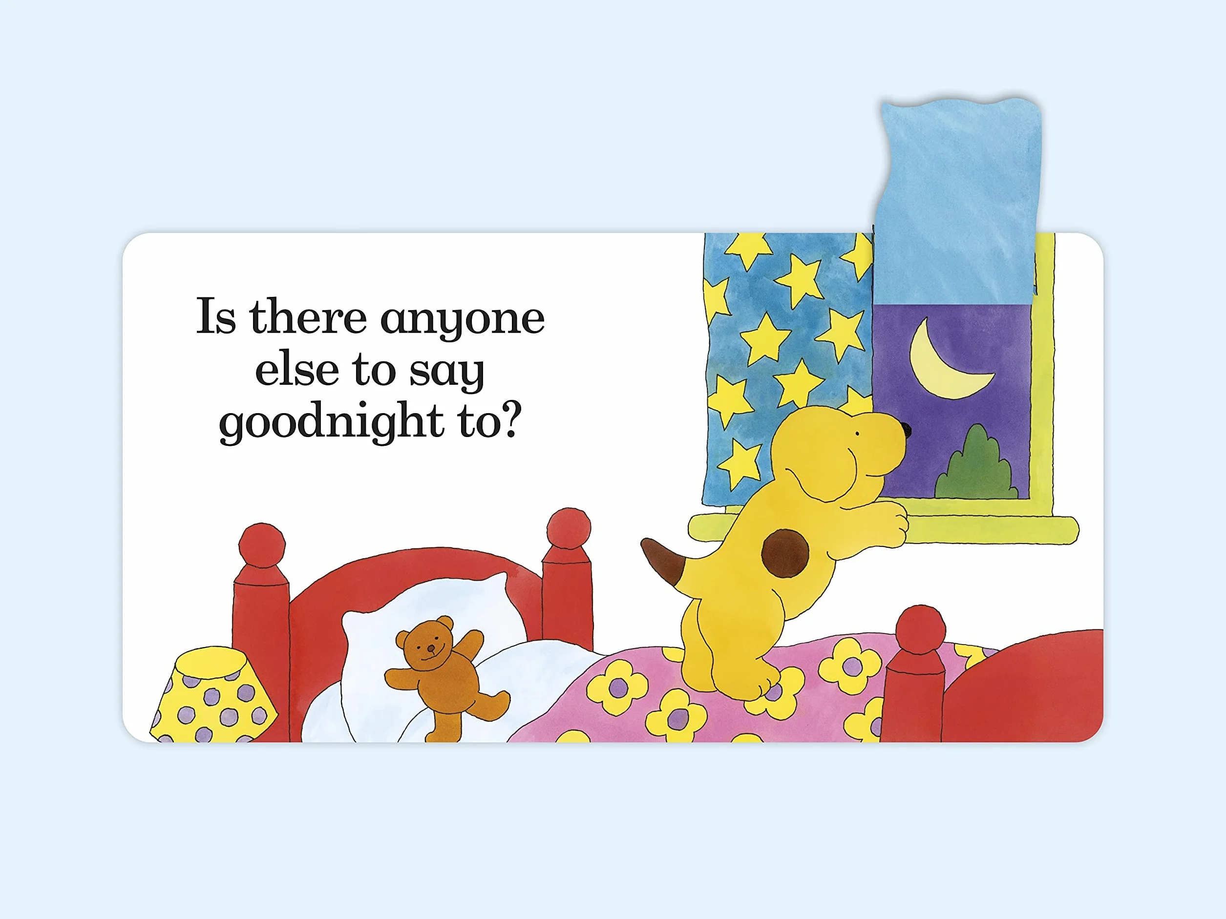 Spot Says Goodnight: A lift-the-flap board book for toddlers