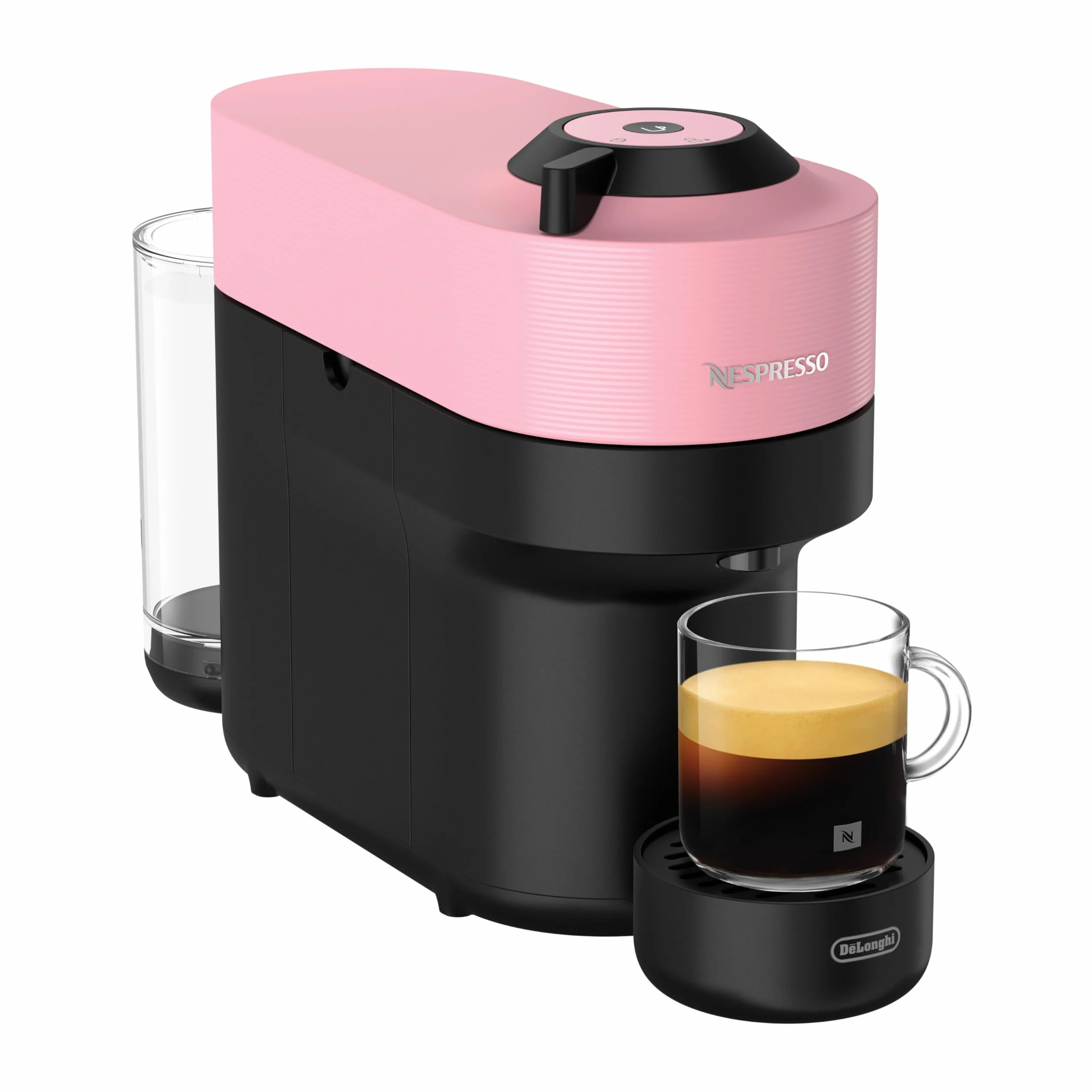 Nespresso De'Longhi Vertuo Pop ENV90.P Ekspres do Kawy Kapsułkowej Cold Brew 4 Rozmiary Bluetooth Wi-Fi Różowy
